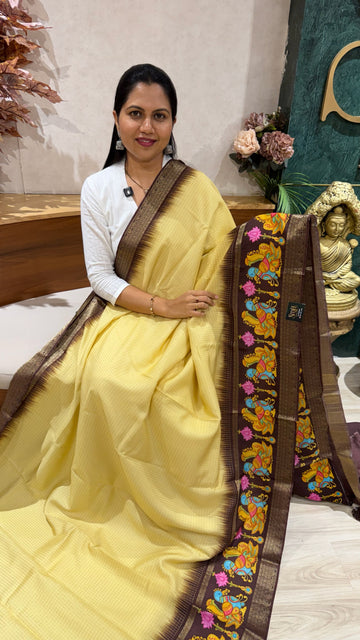 Vintage checks Tanjore print