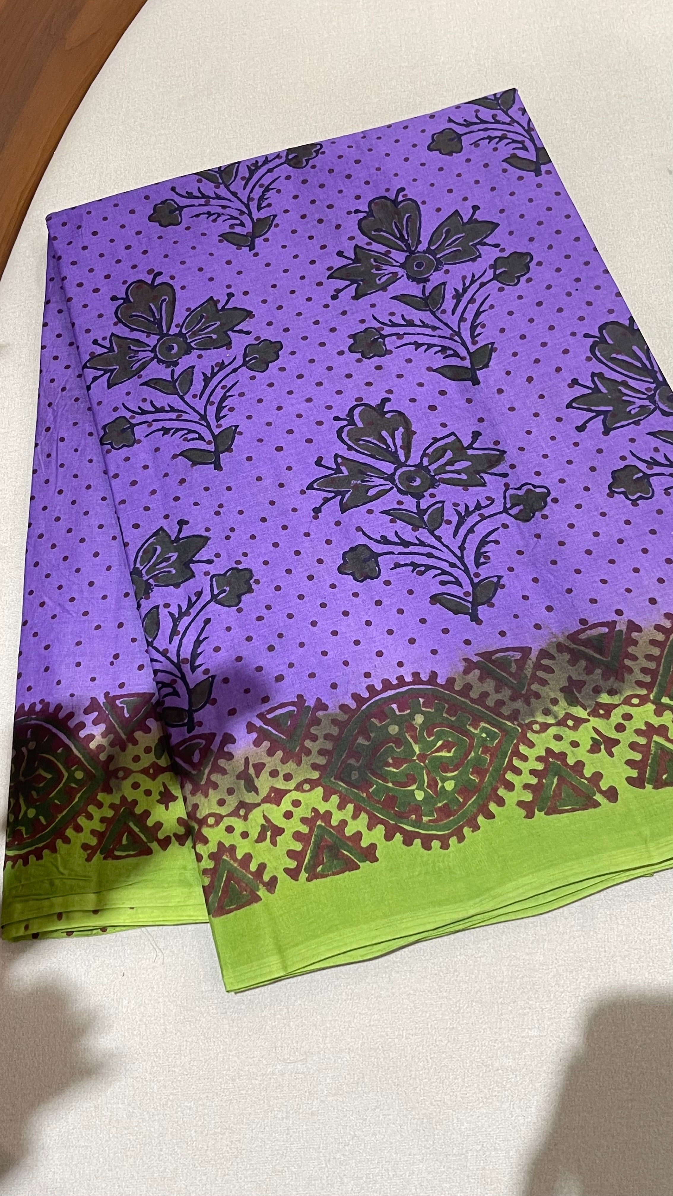 Summer cotton saree