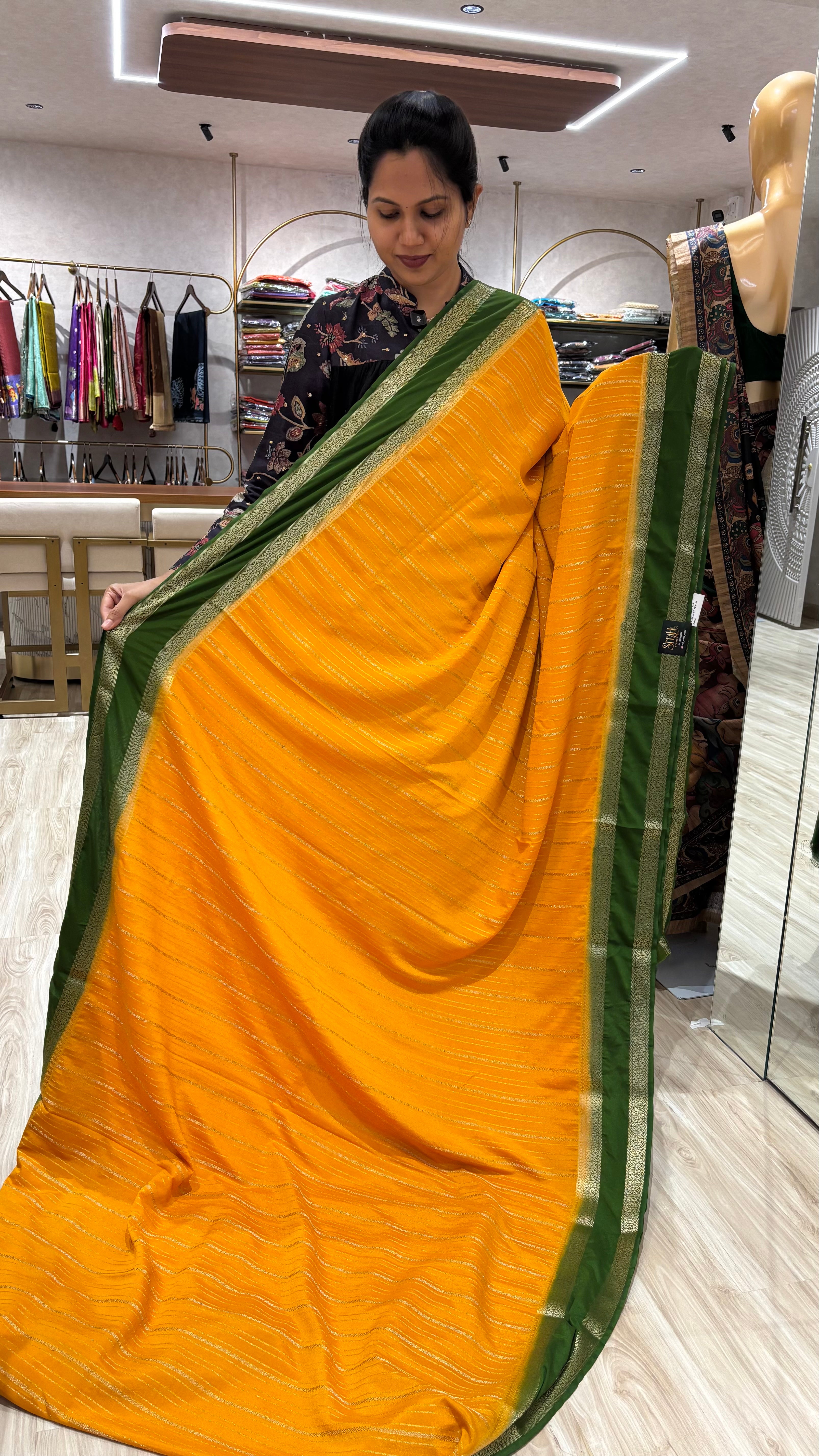 Fancy Mysore Silk yellow