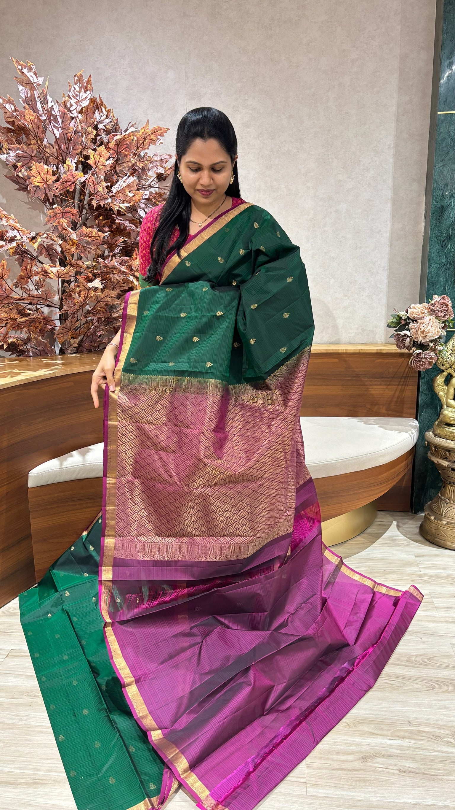 Small border kanchi pattu