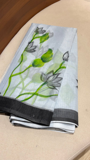 Kota hand paint saree