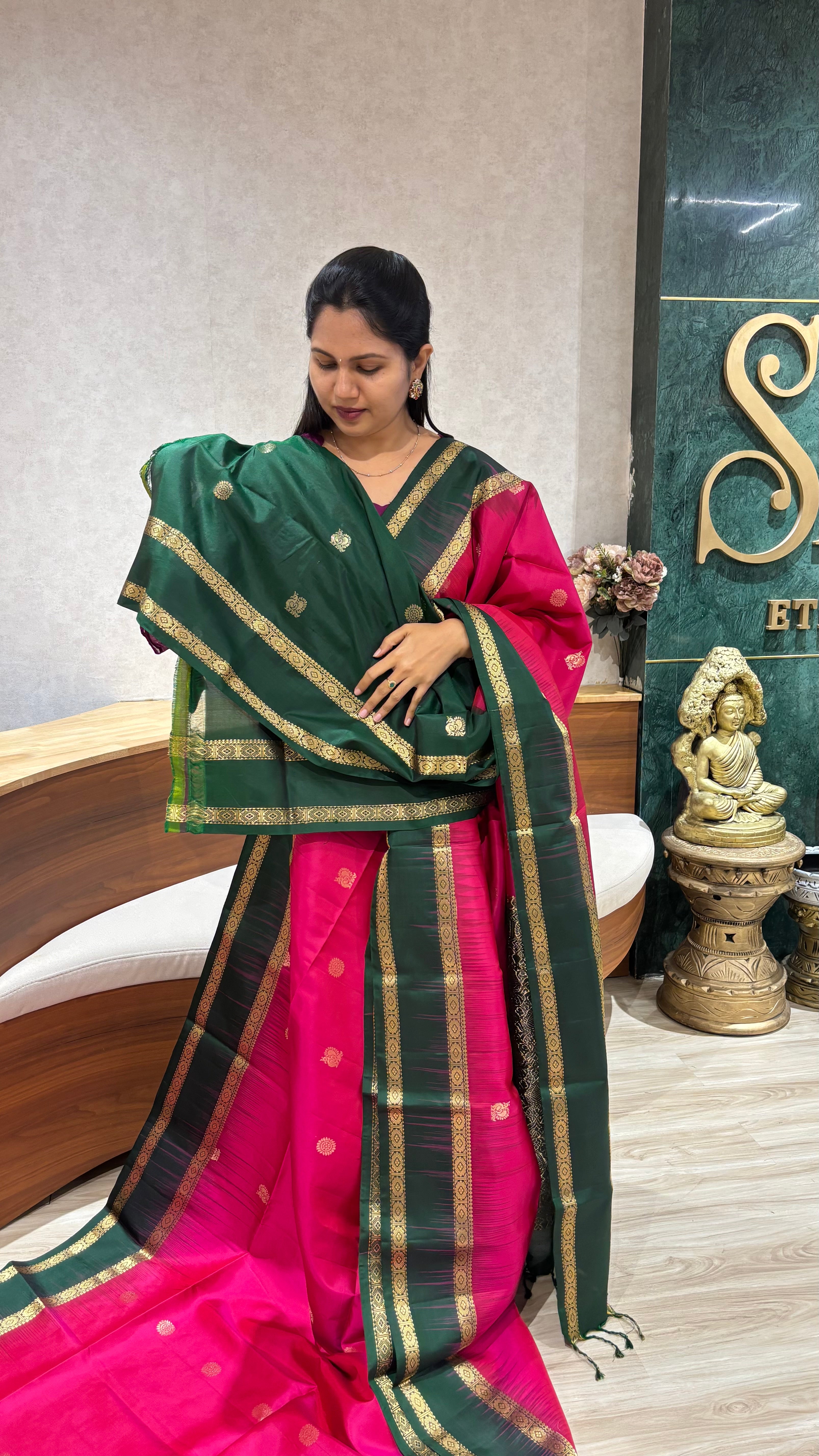 Handloom Light weight kanchi pattu