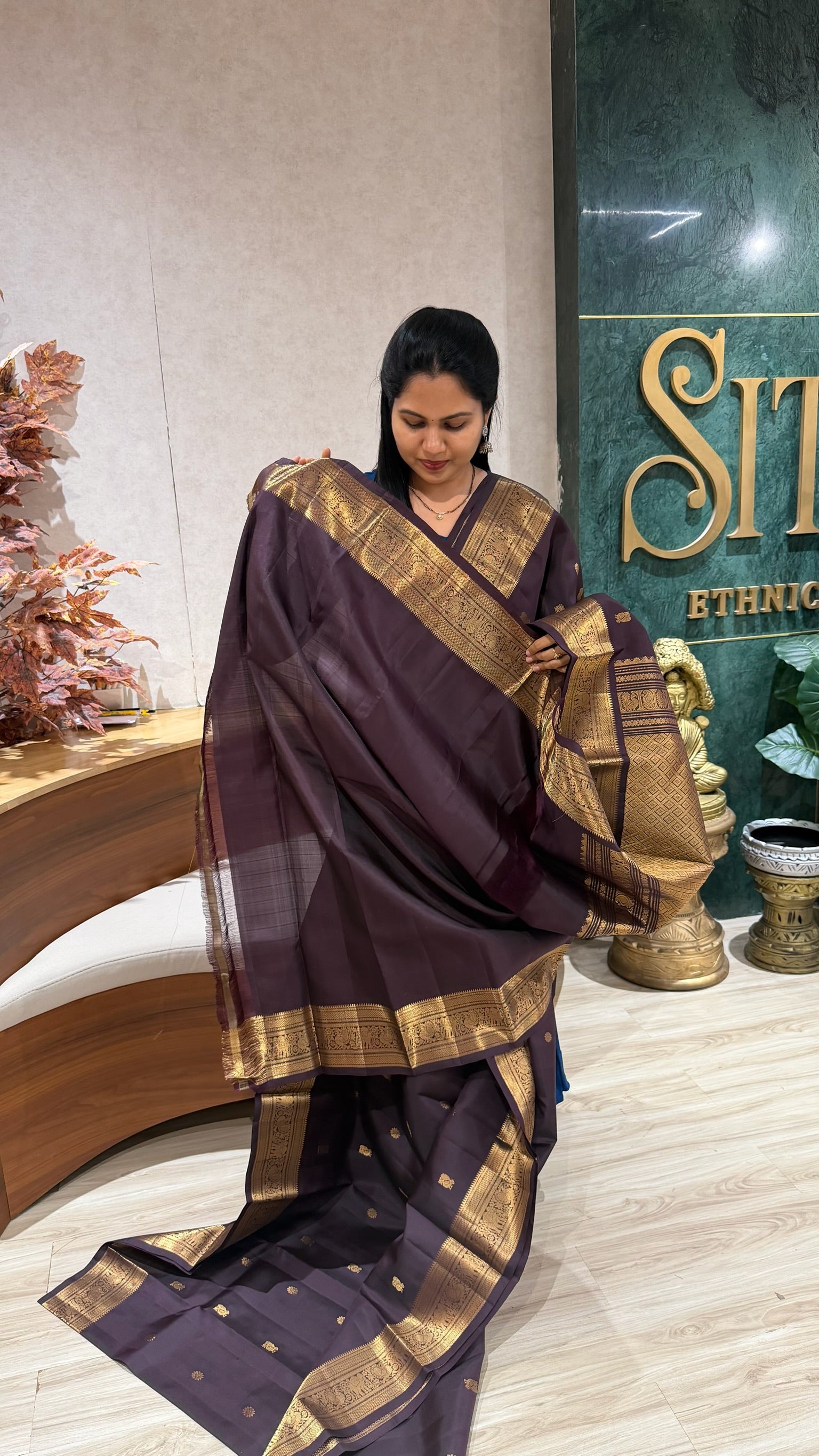 Handloom Light weight Kanchi pattu