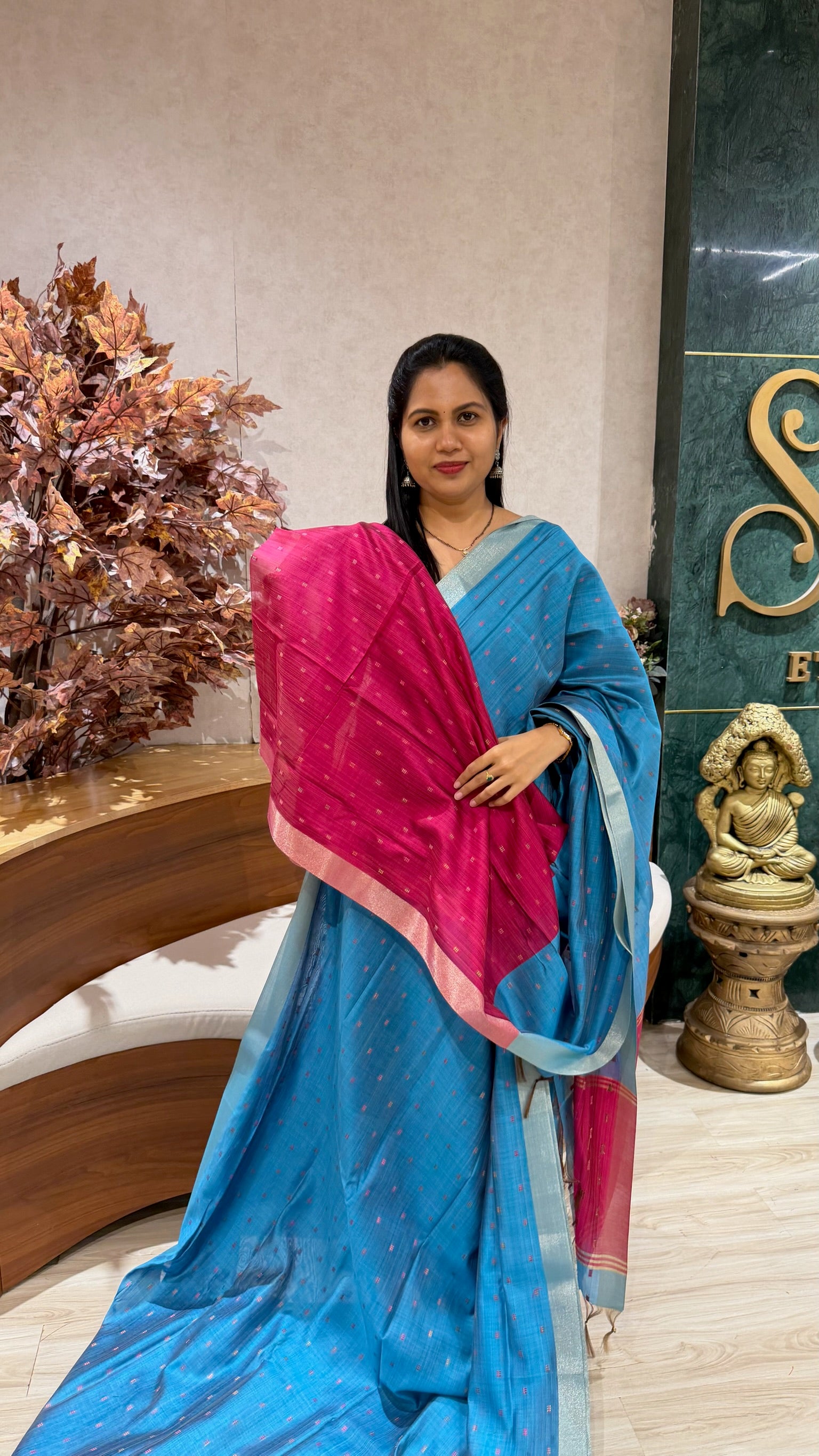 Cotton silk