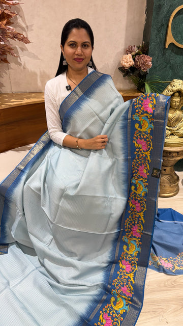 Vintage checks Tanjore print