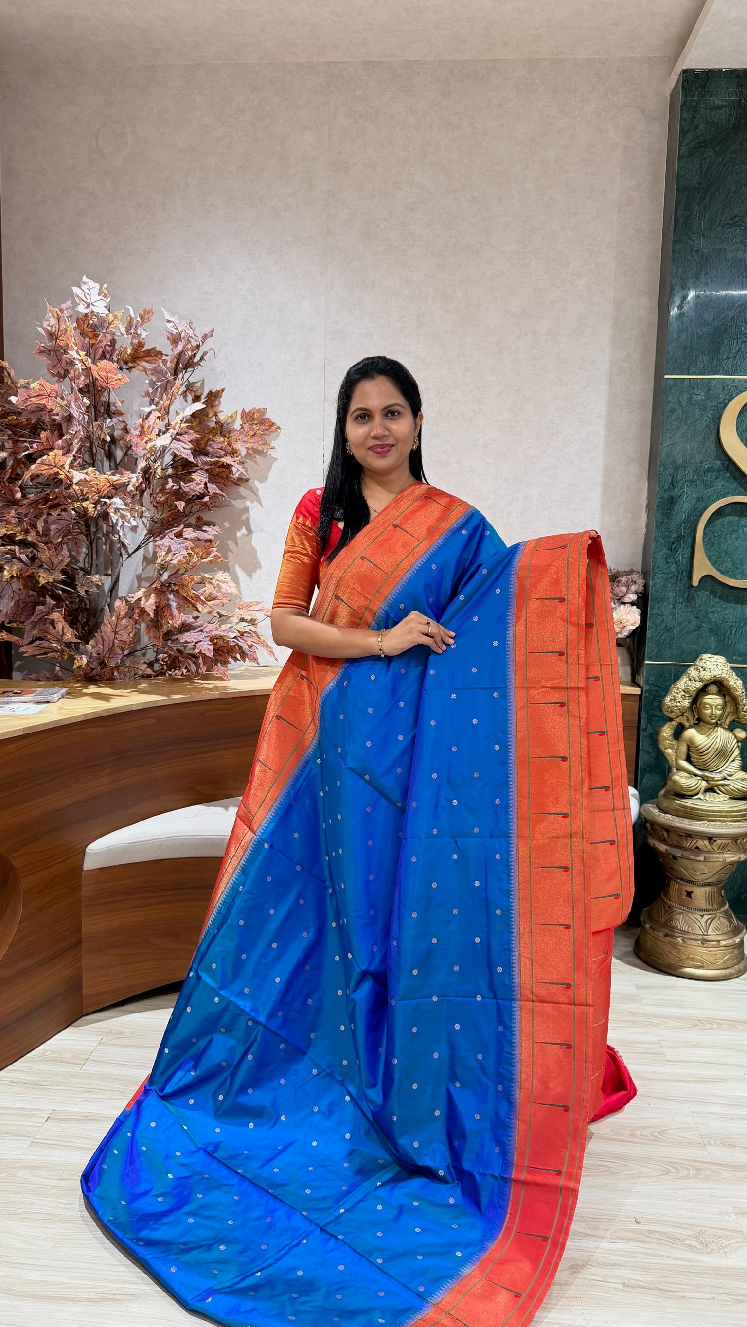Pure silk paithani