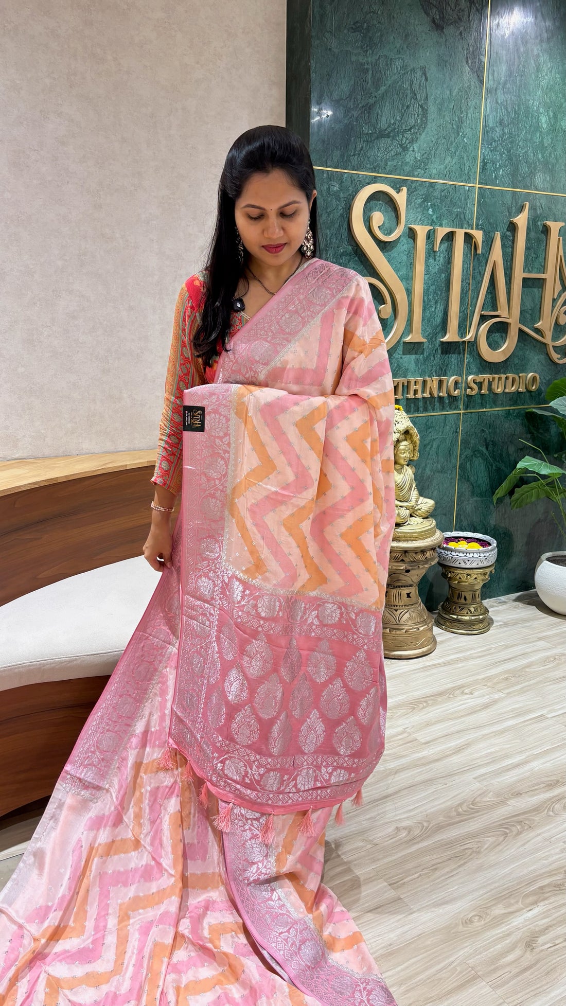 Chiffon Georgette pink