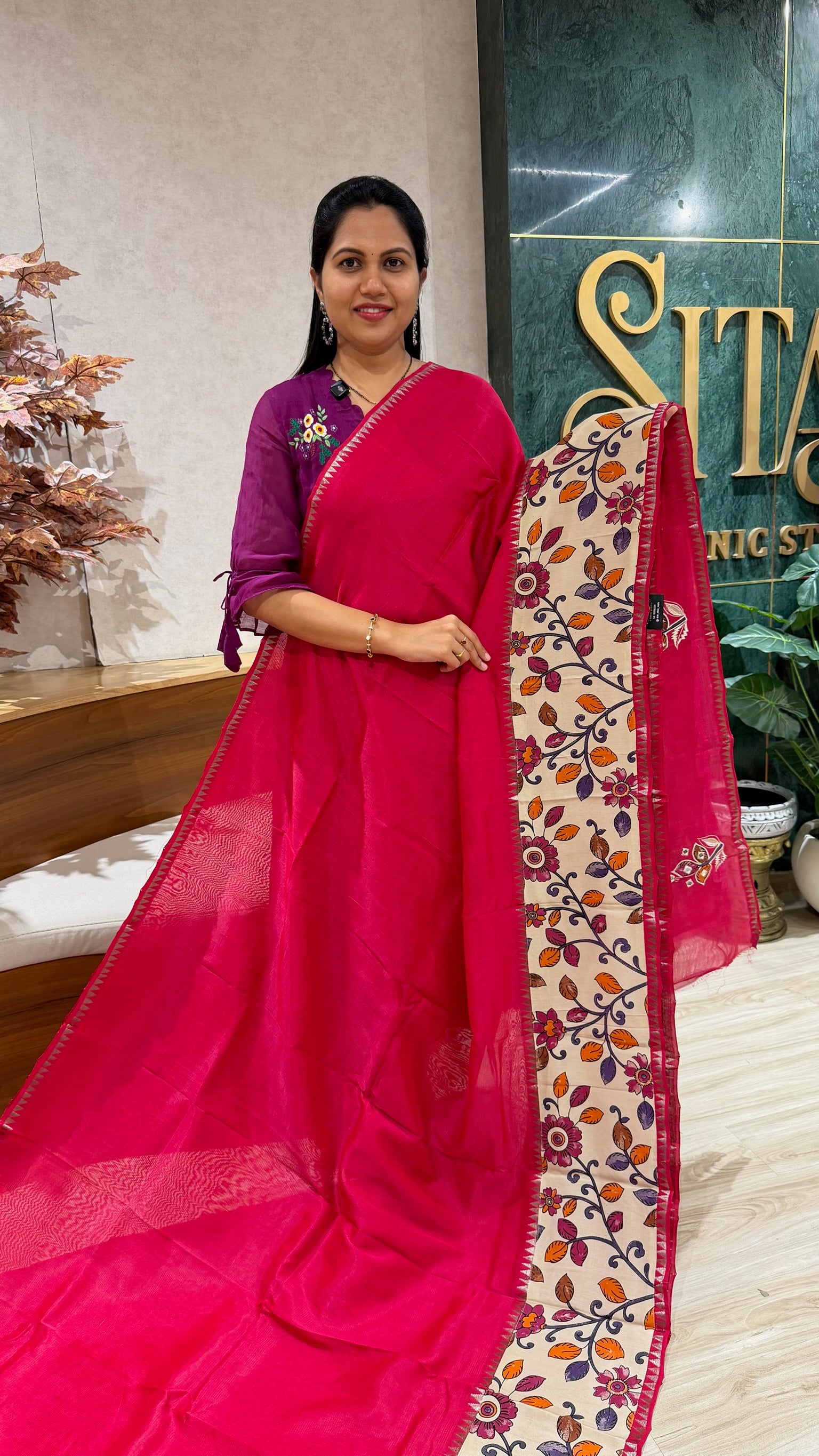 Mangalgiri work blouse