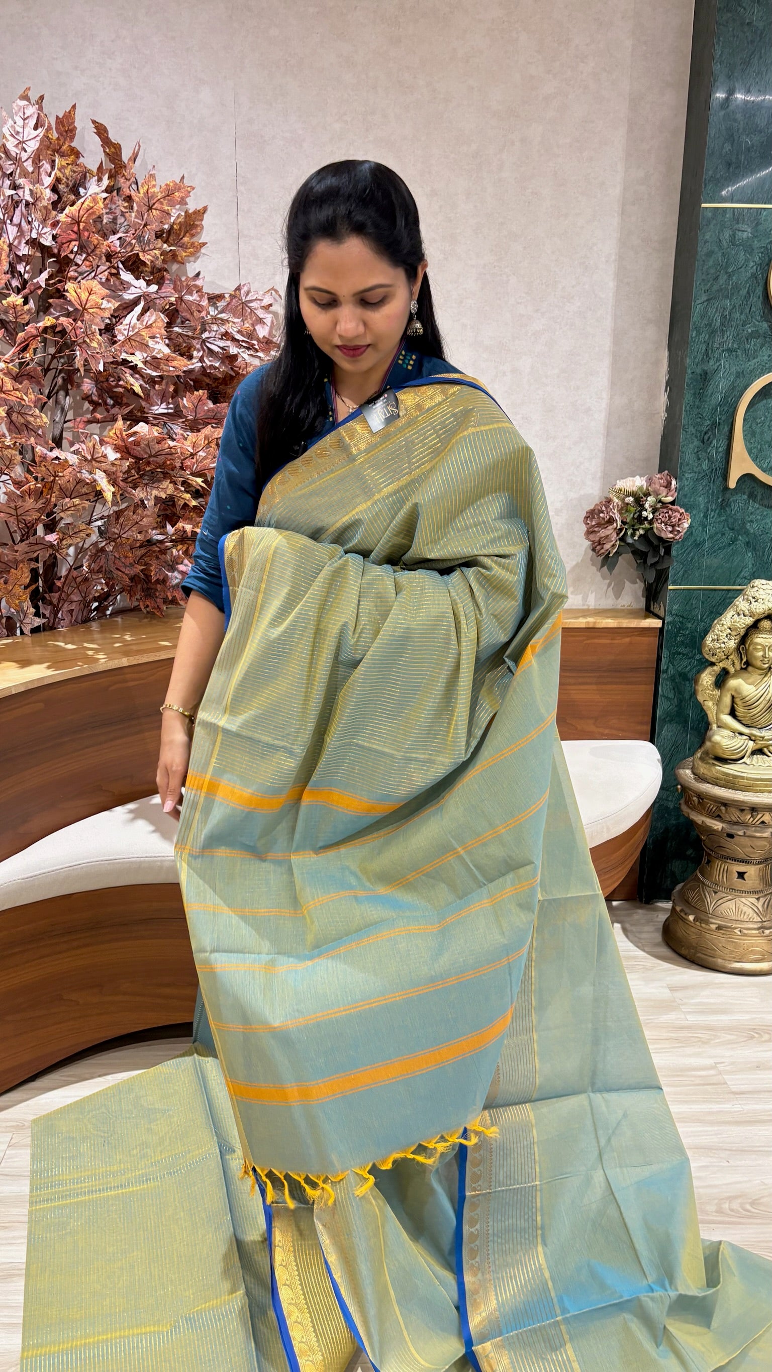 Kanchi cotton with running blouse
