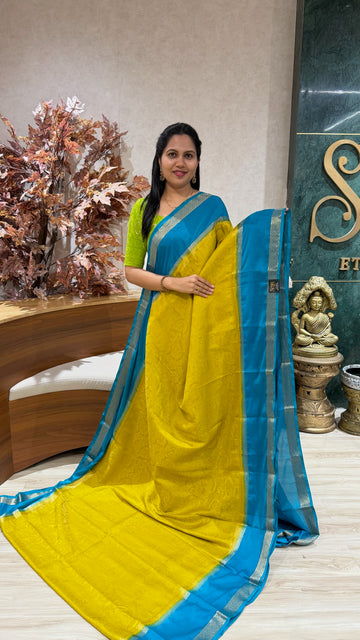 Brocade Mysore silk-sale
