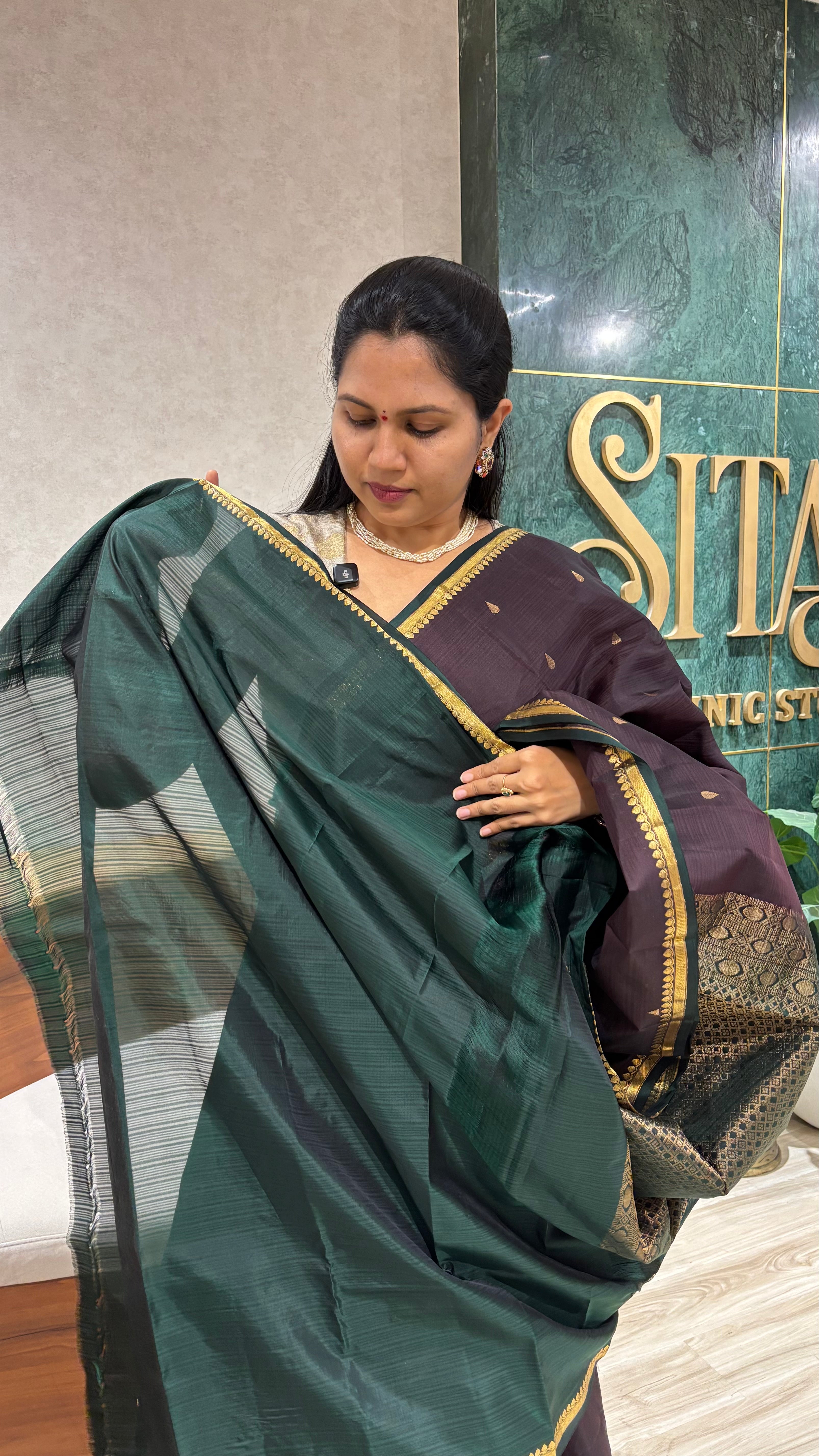 Small border kanchi pattu