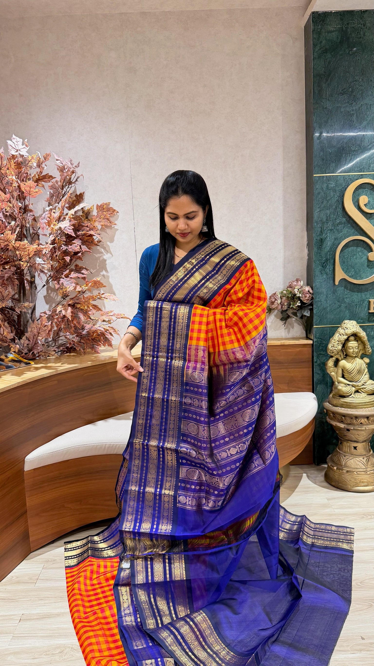 Handloom silk cotton