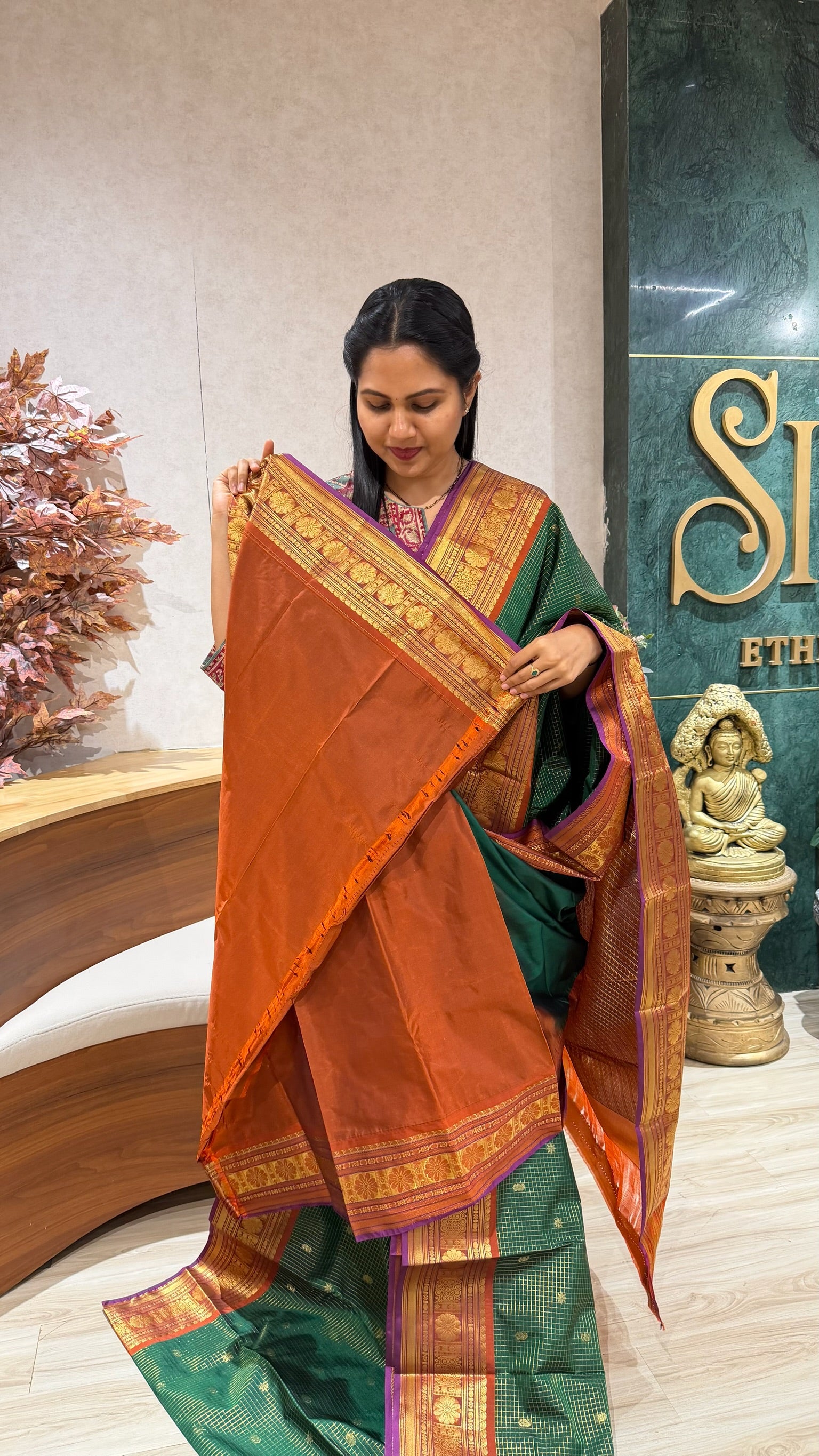 Semi Gadwal vintage checks