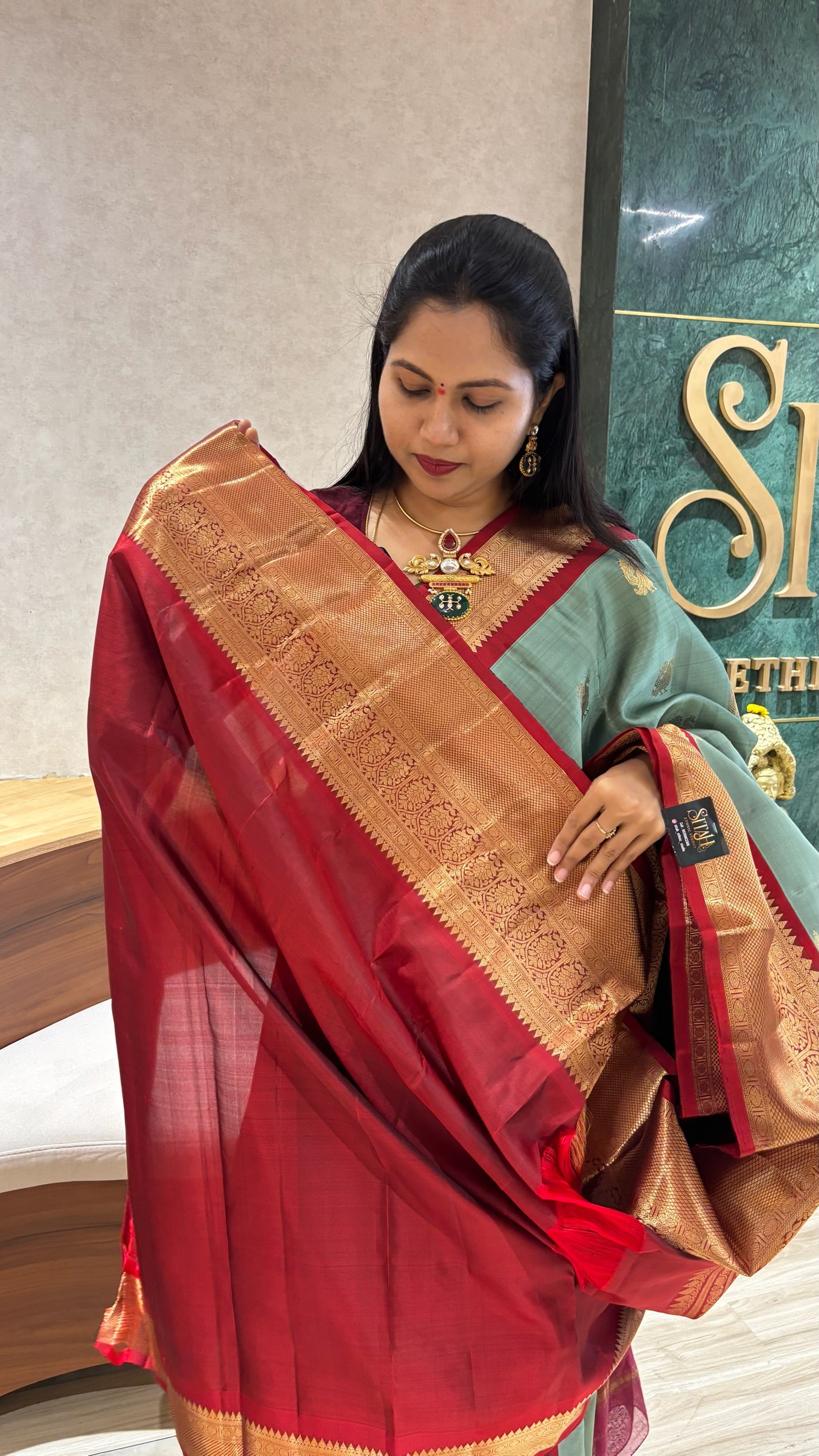 Light weightHandloom kanchi
