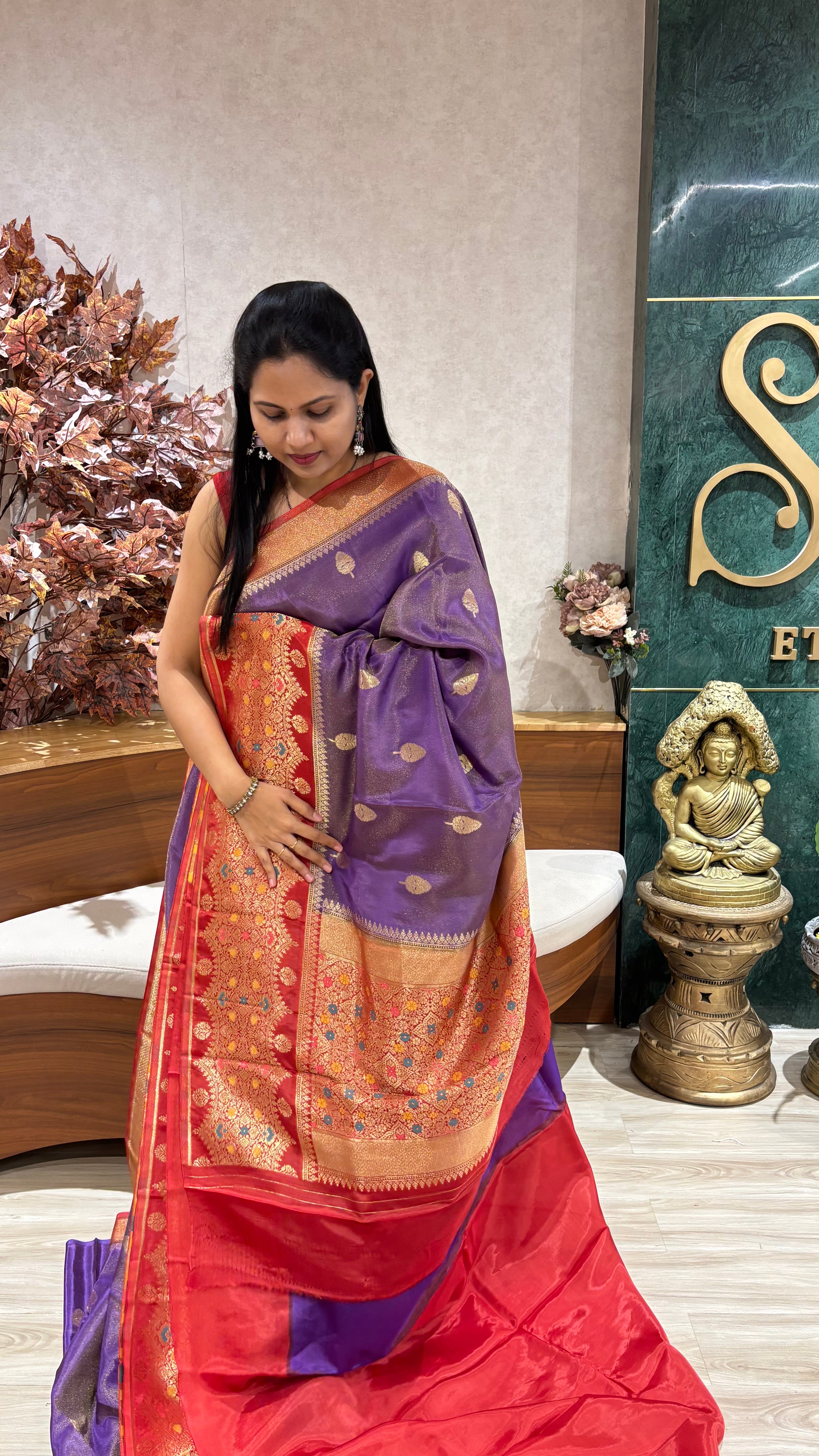 Viscose tissue georgette