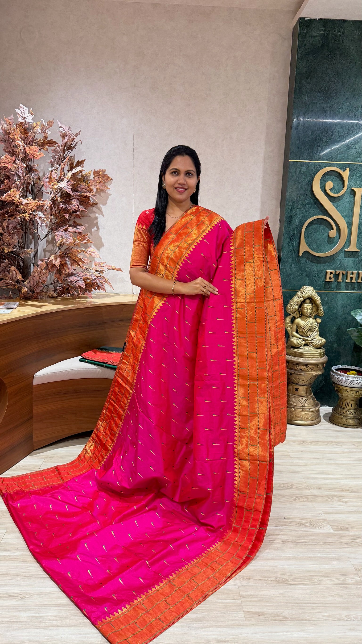 Pure silk paithani