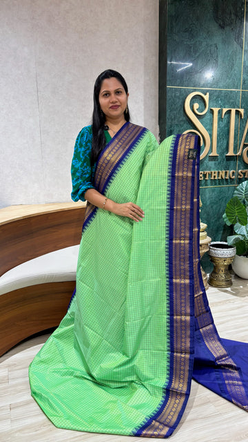 Semi gadwal parrot green