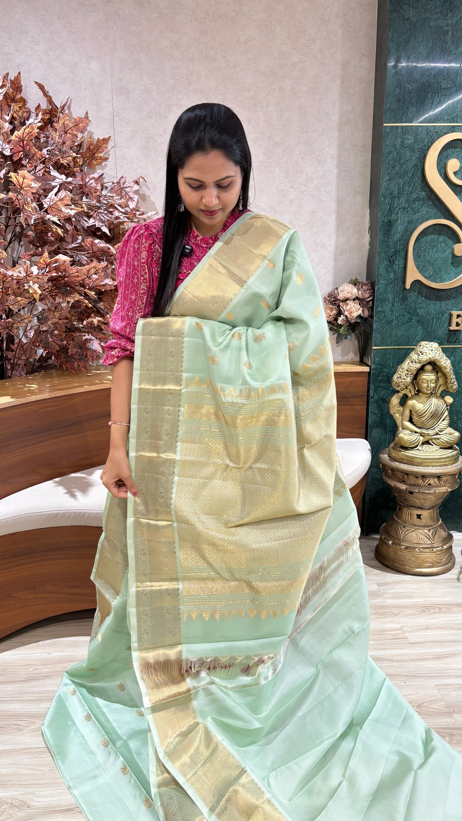 Light weight handloom kanchi pattu