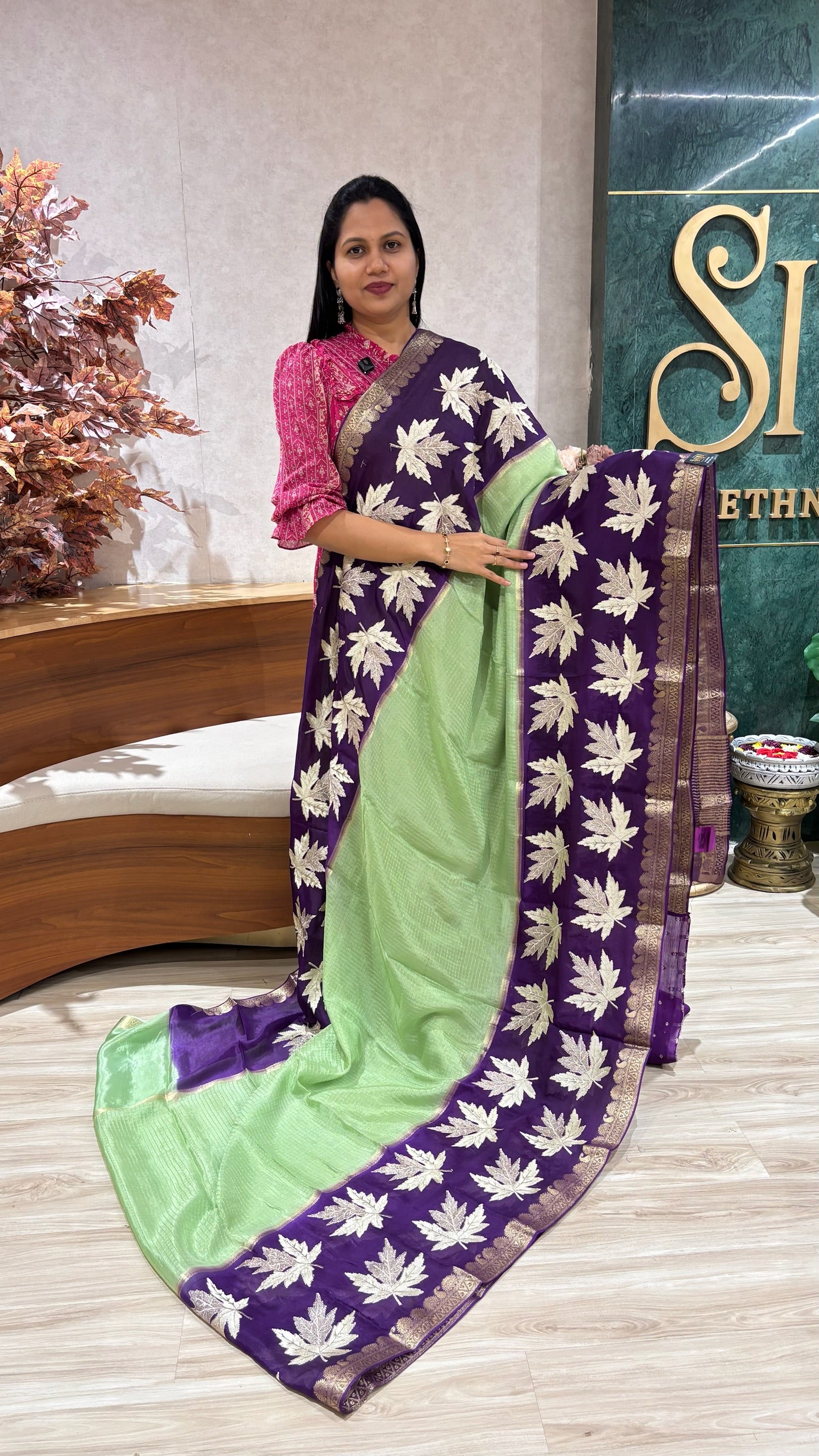 Fancy mysore silk