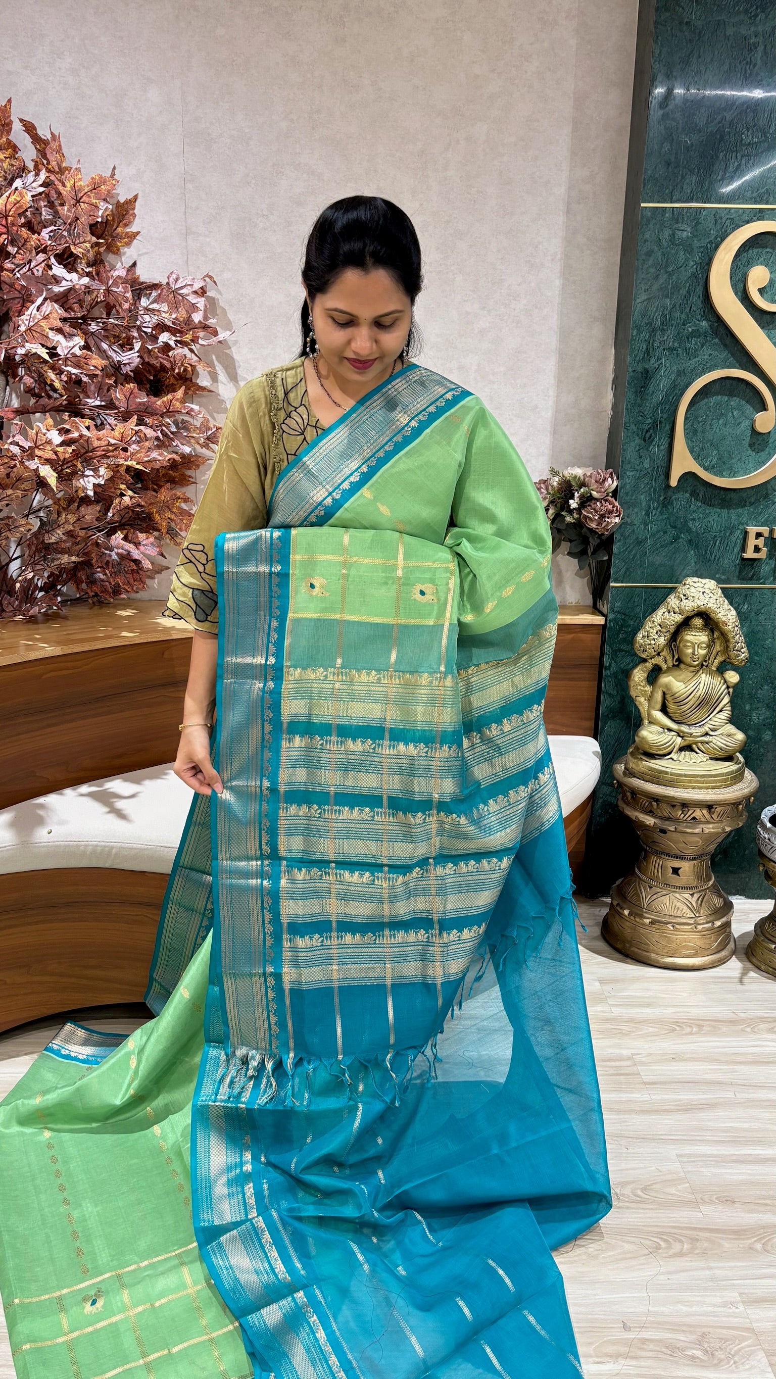 Handloom mangalgiri pattu