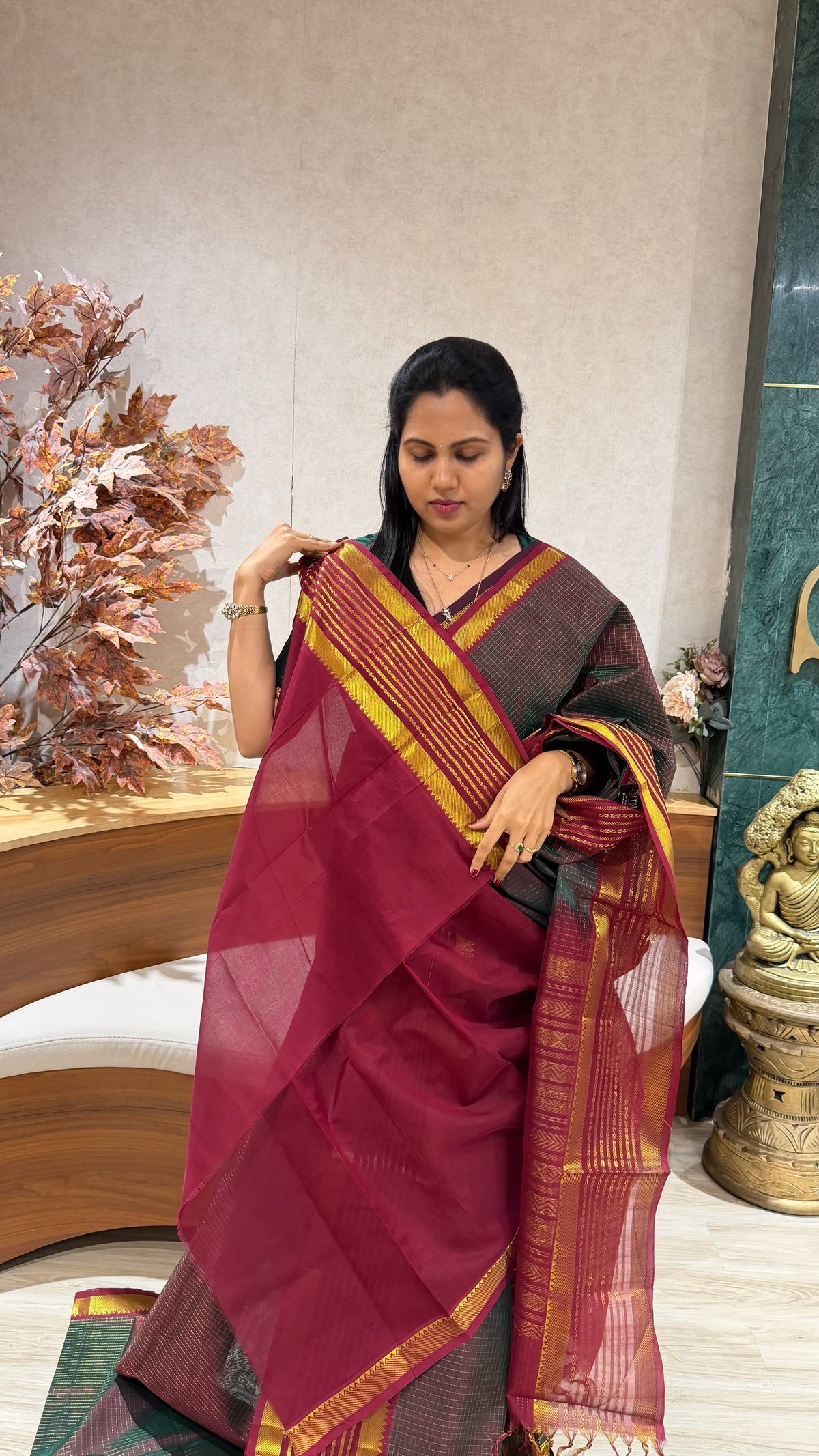 Handloom silk cotton