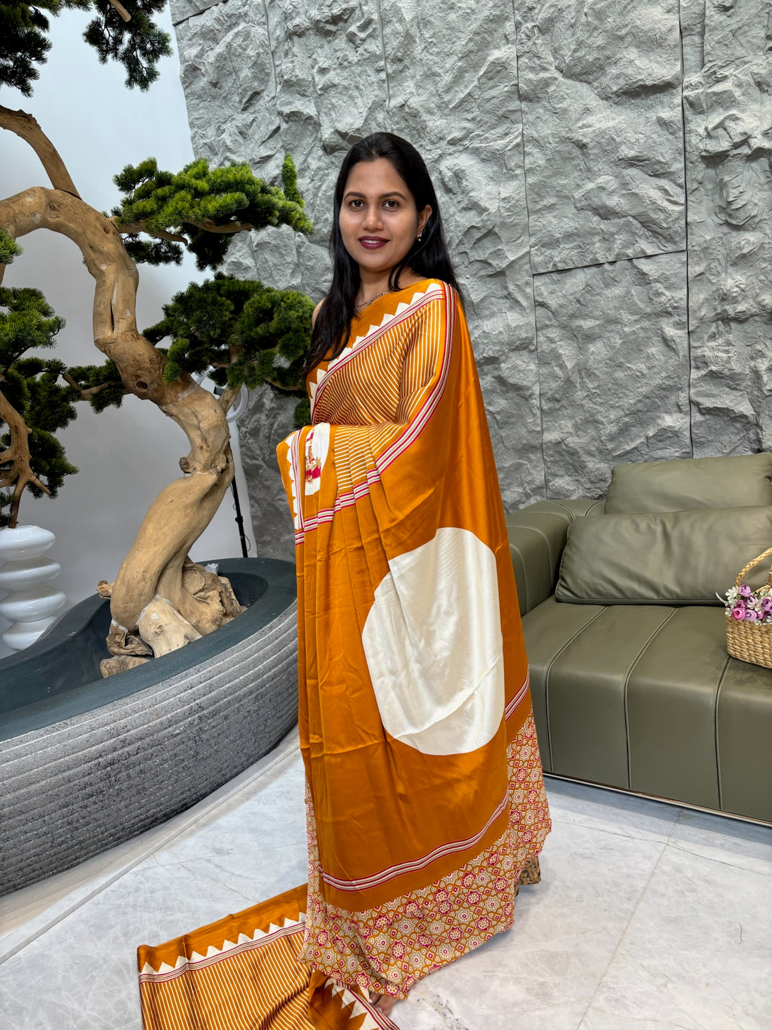 Modal silk yellow