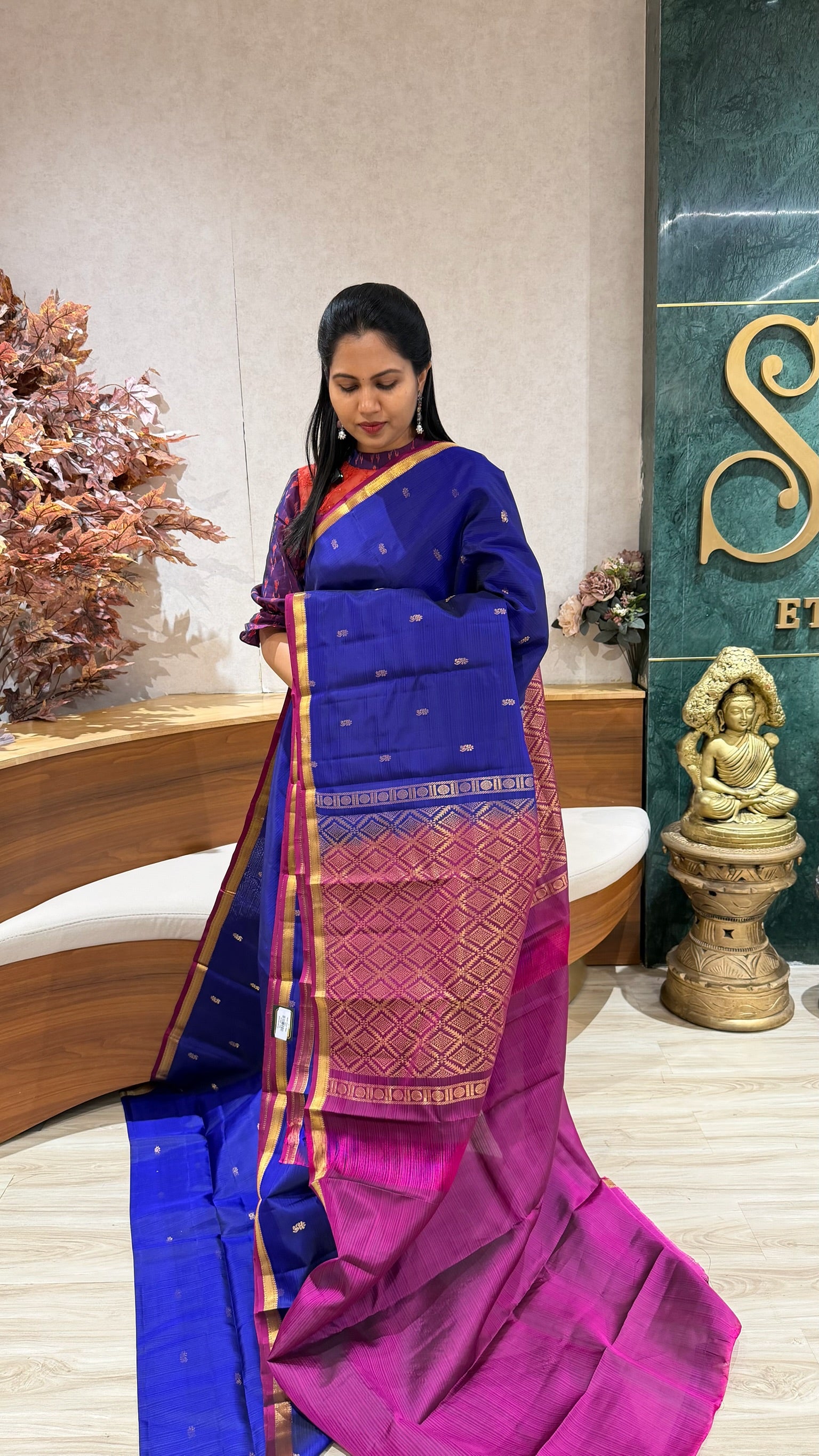 Small border kanchi pattu