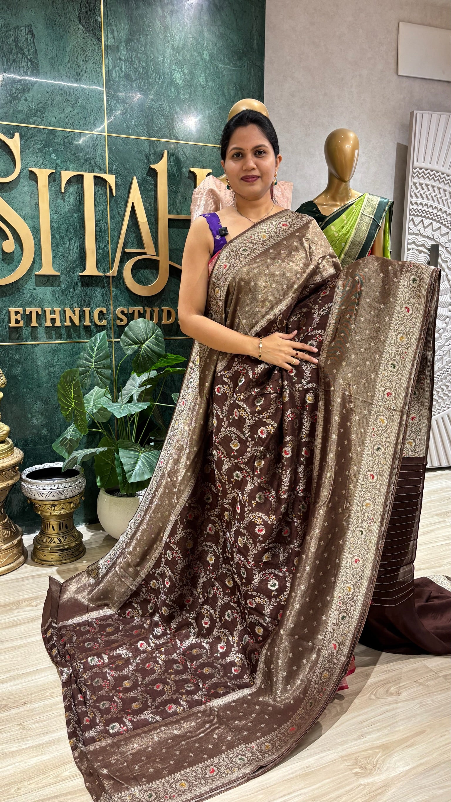 Tussar georgette
