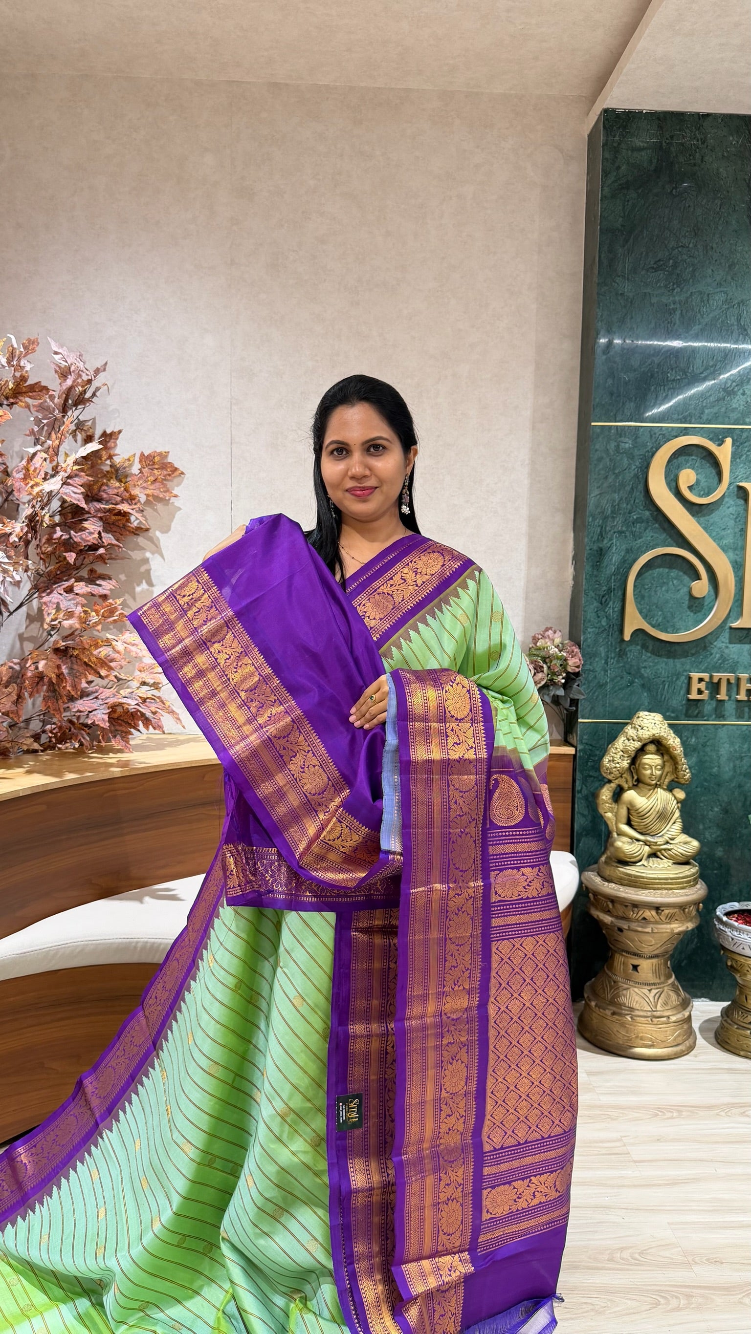 Handloom gadwal pattu