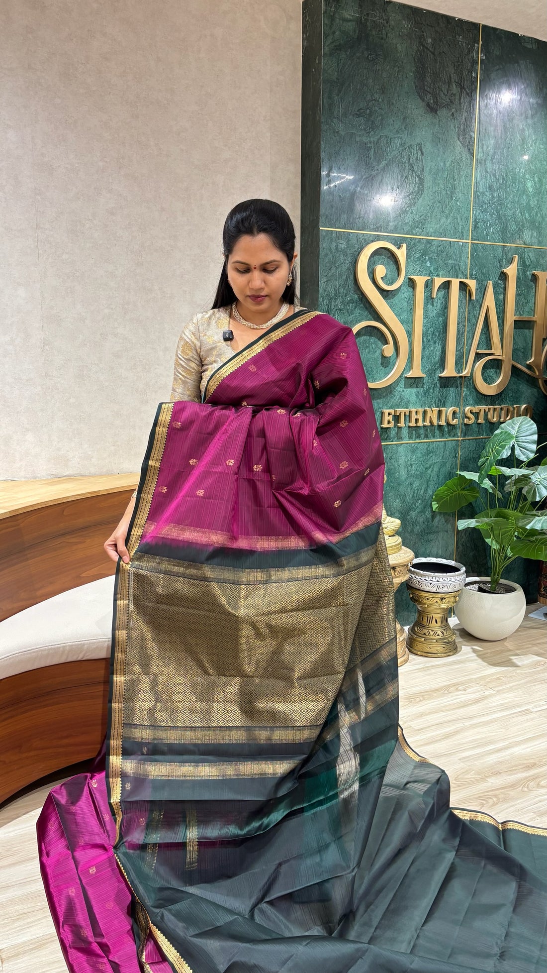 Small border kanchi pattu