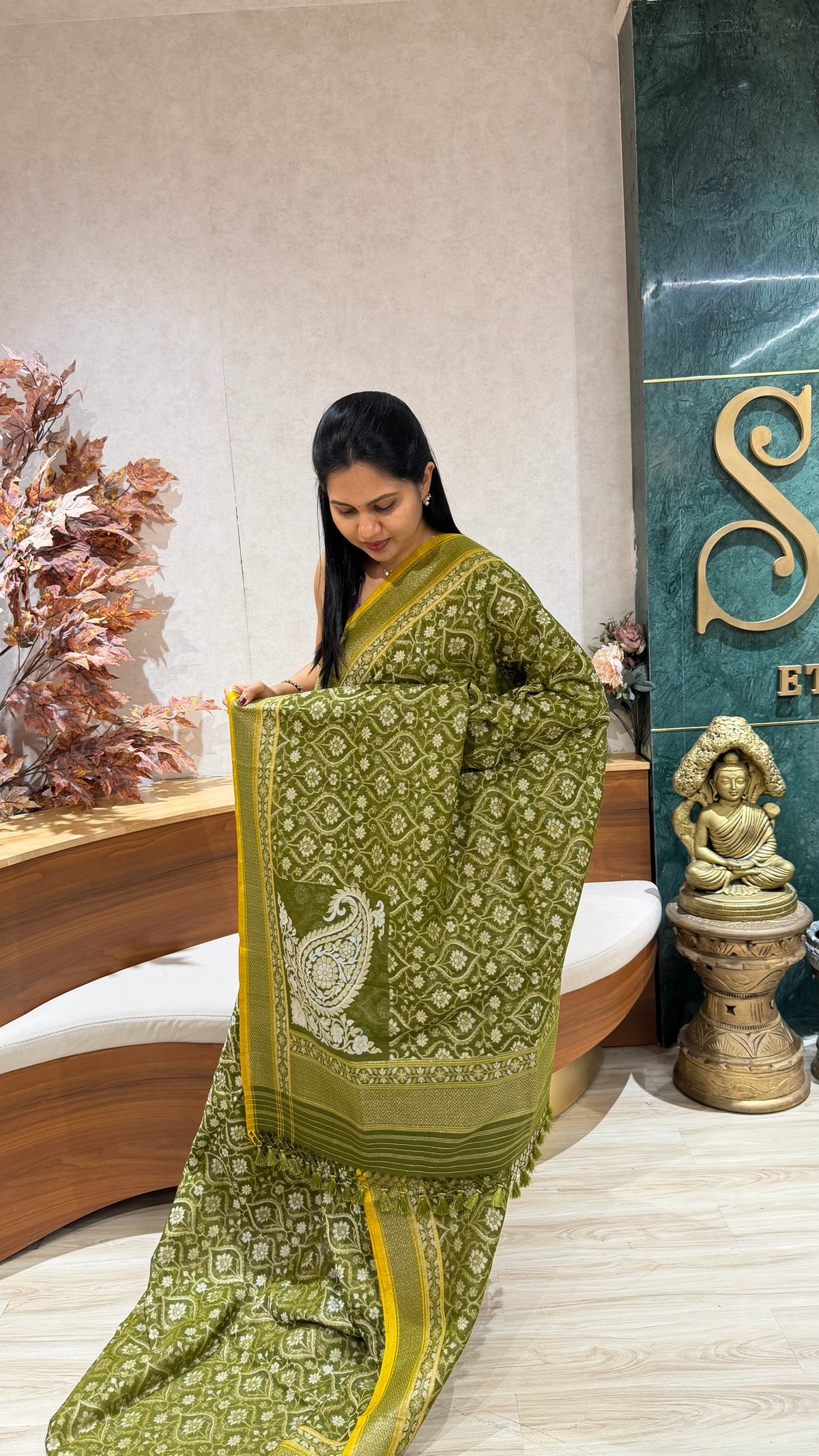 Handloom cotton jhamdani