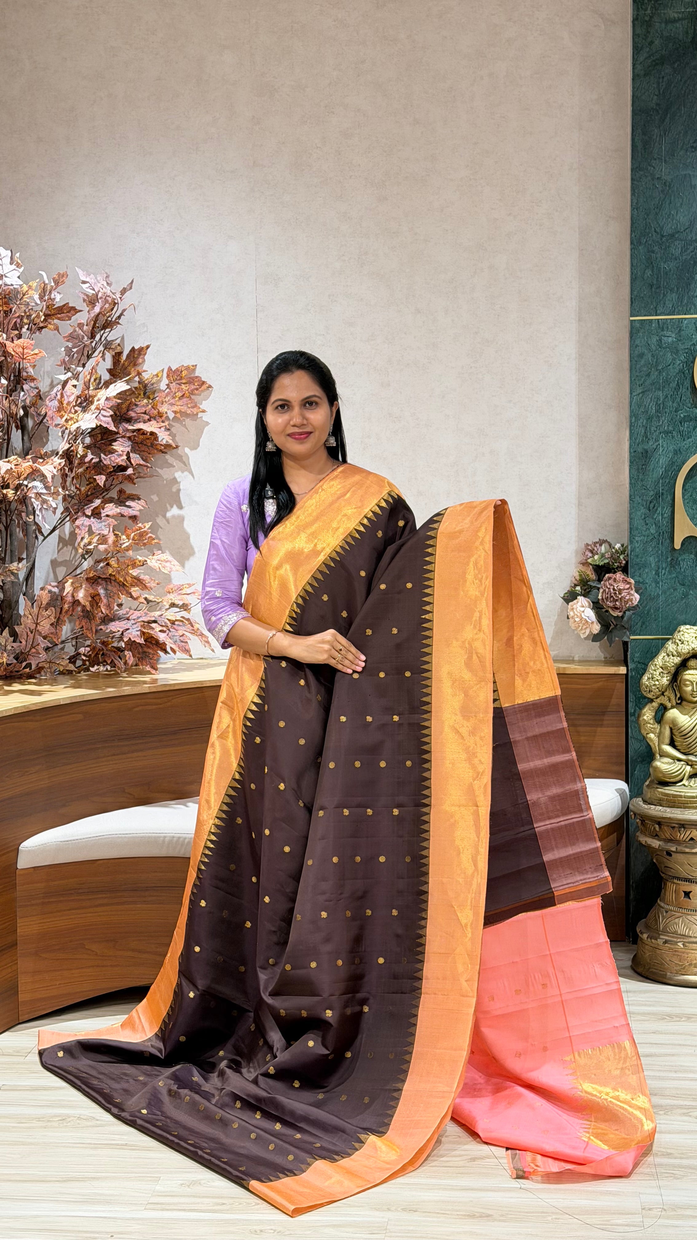 Handloom Gadwal tissue