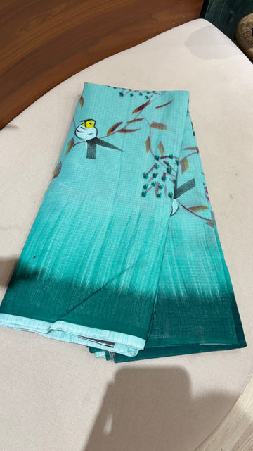 Kota hand paint saree