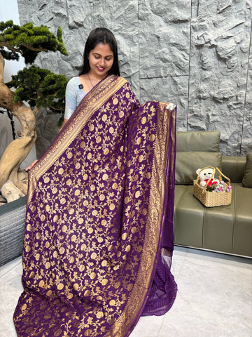 Georgette purple
