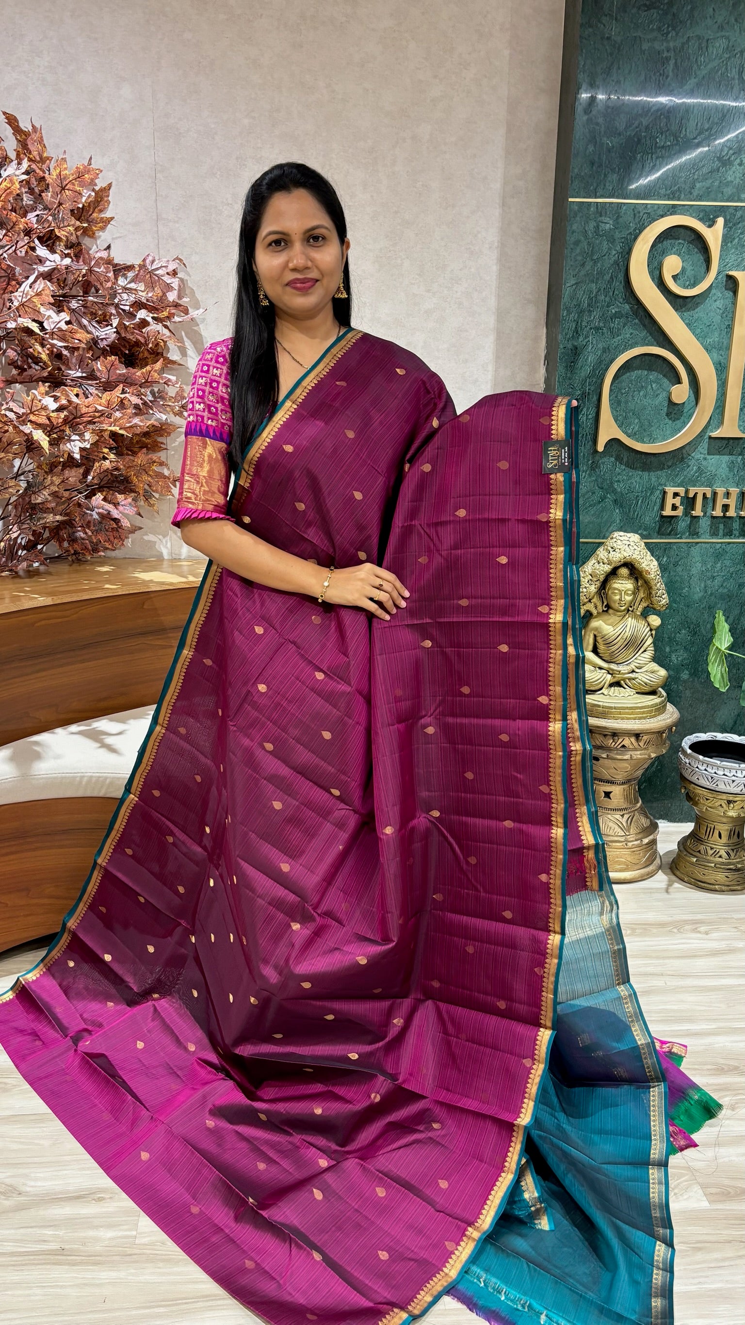 Kanchi pattu small border