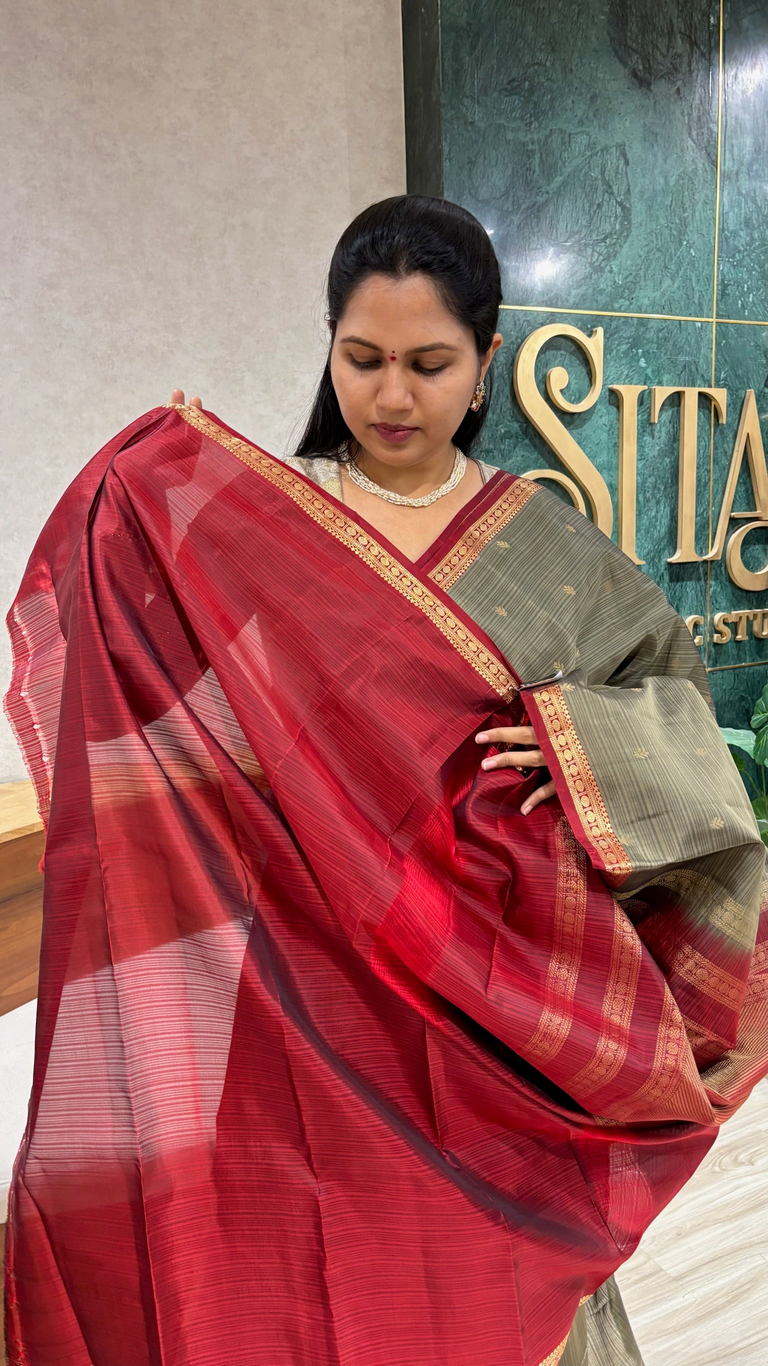 Small border kanchi pattu