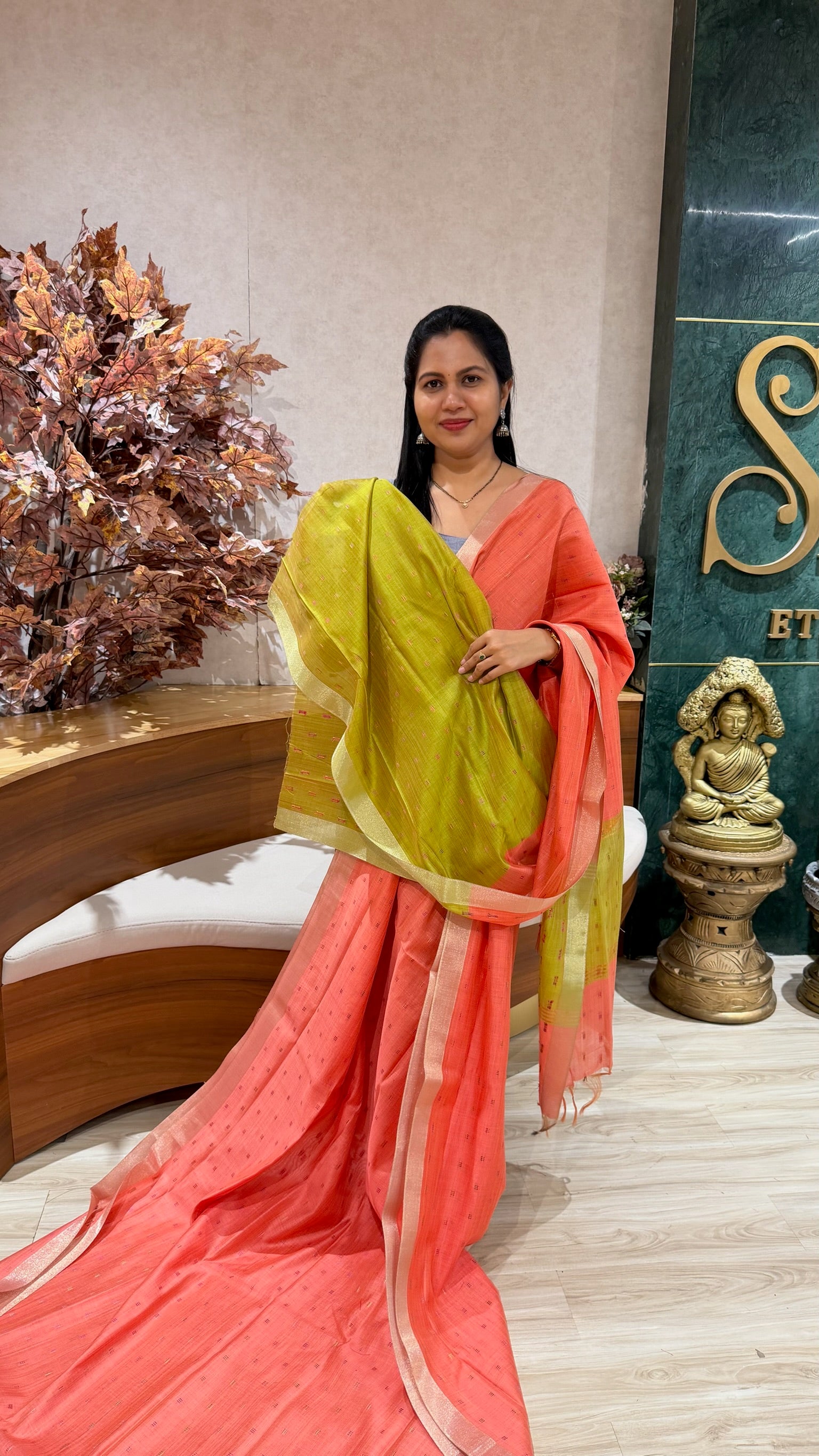 Cotton silk