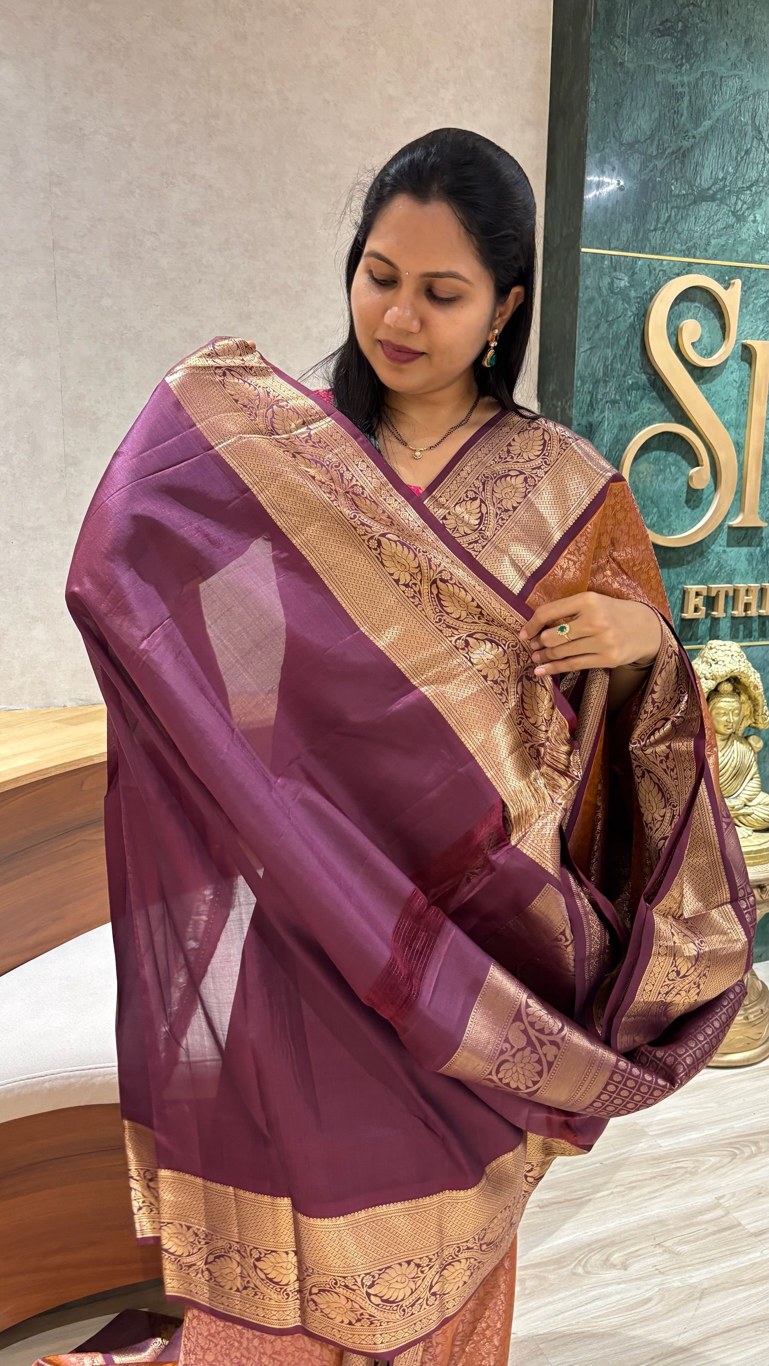 Handloom kanchi light weight