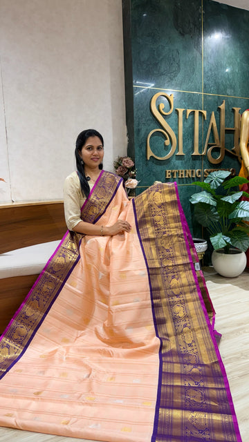 Handloom gadwal pattu