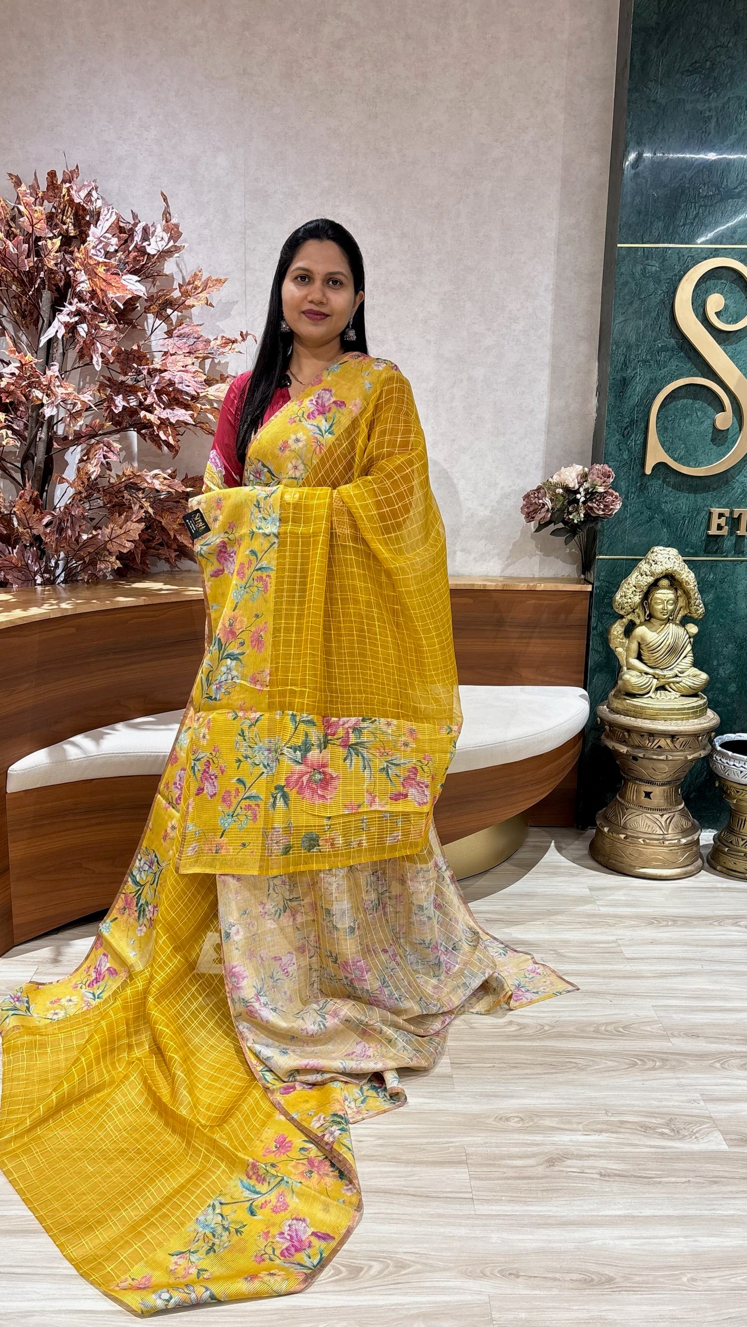 Muslin kora yellow