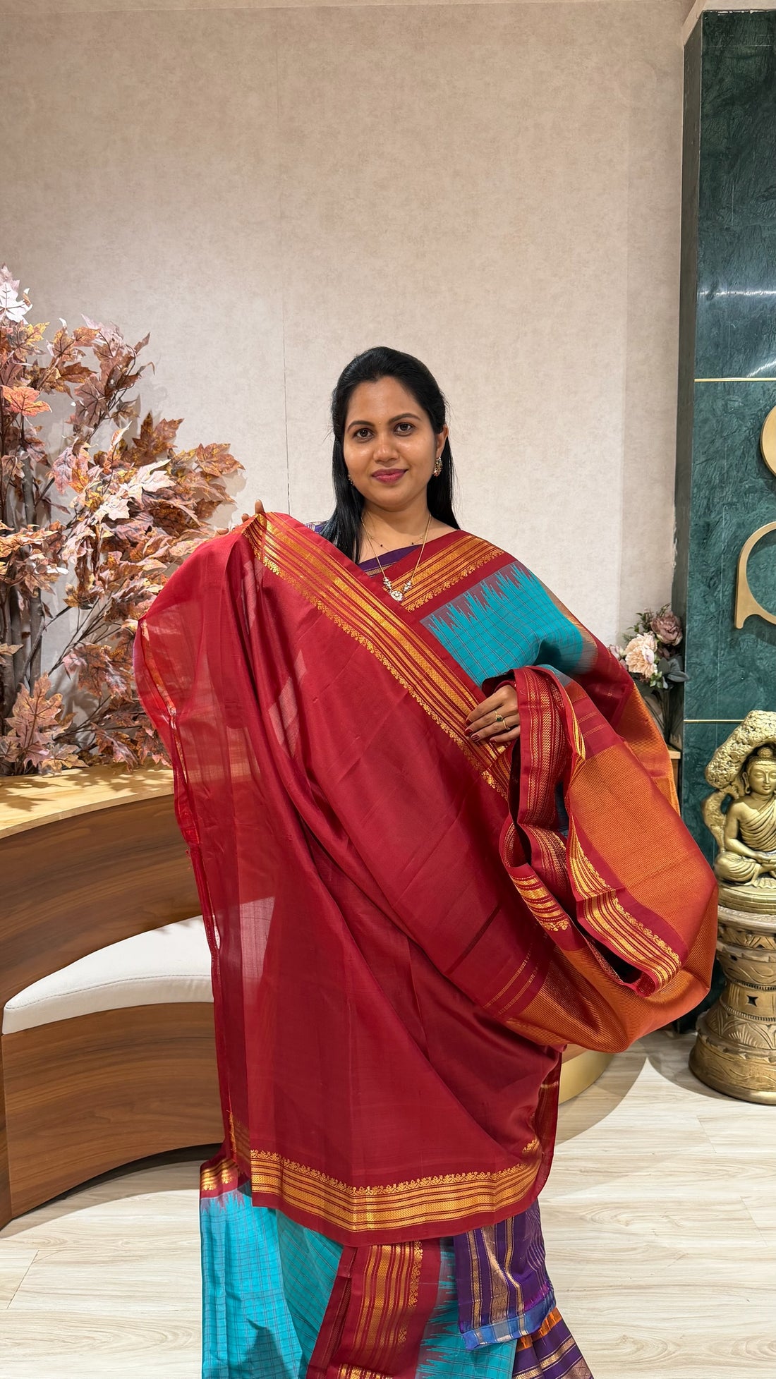 Handloom gadwal pattu