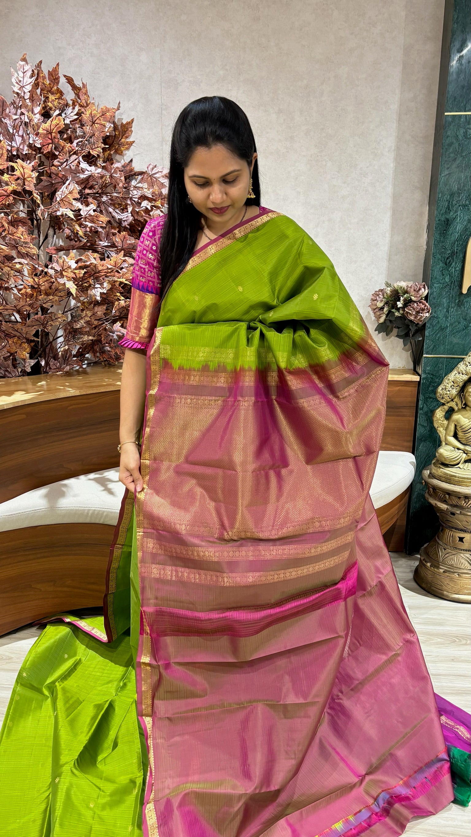 Kanchi pattu small border