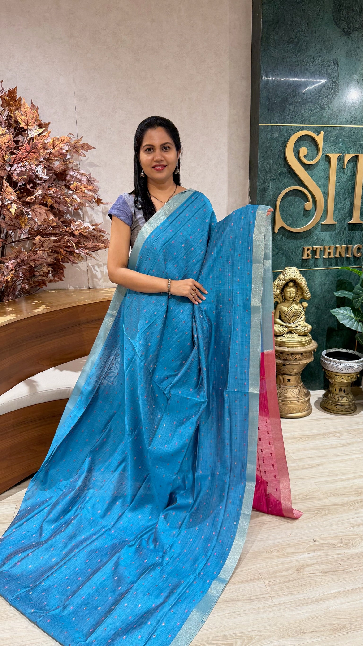 Cotton silk
