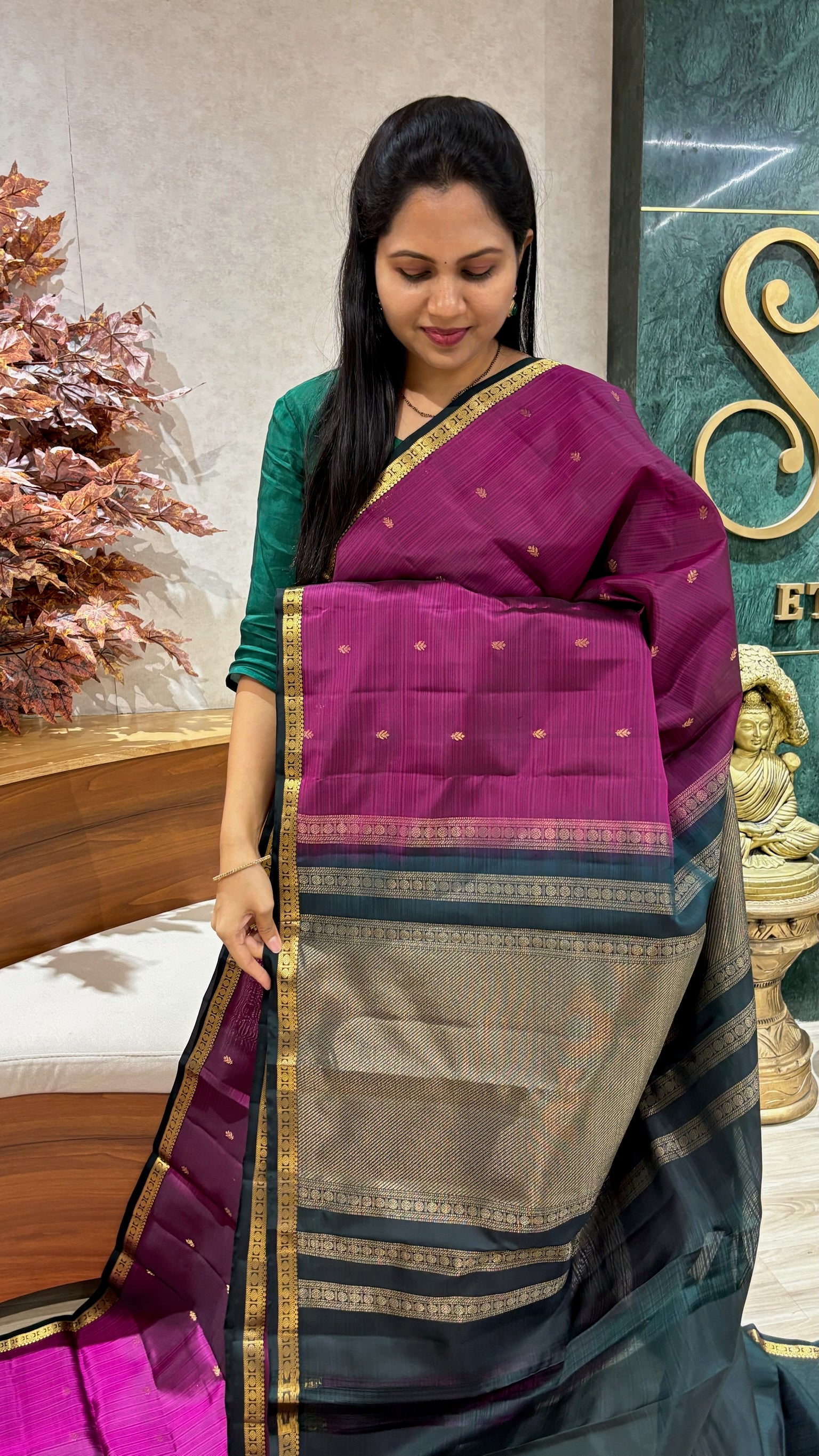 Small border kanchi pattu