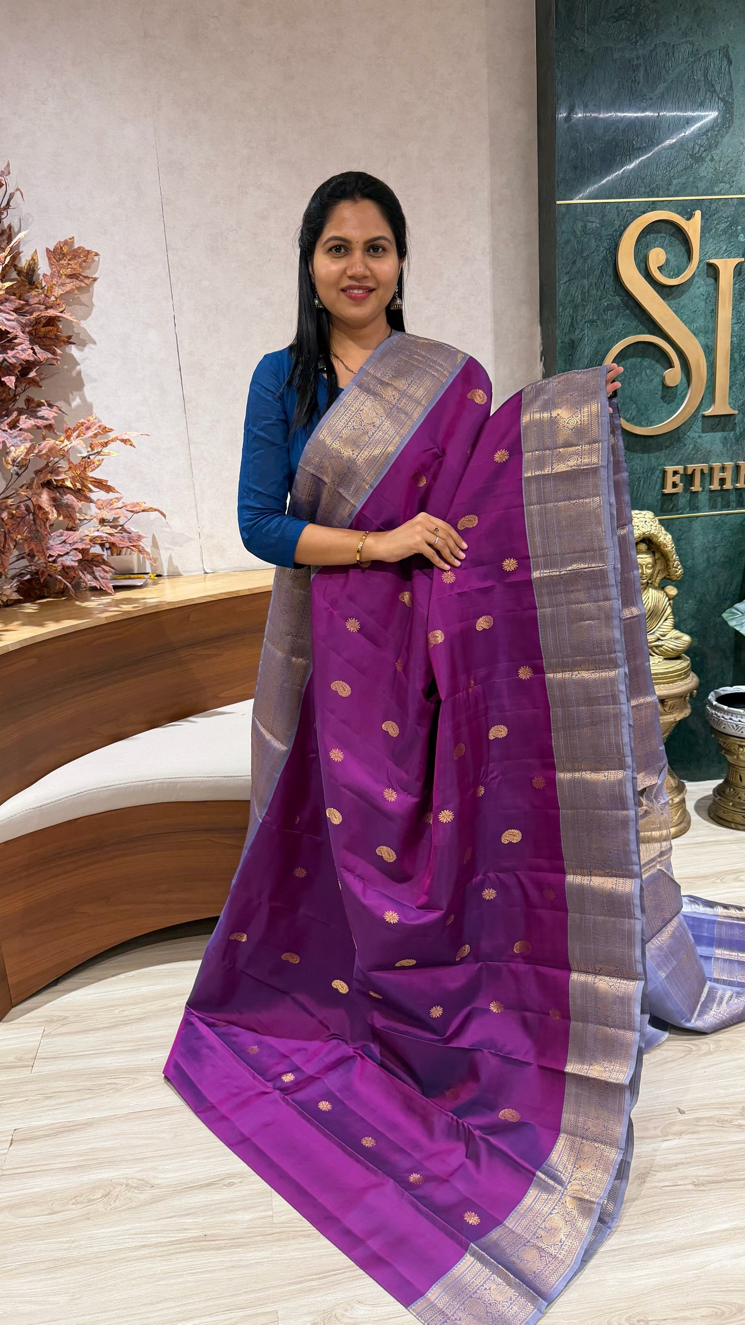 Handloom Light weight Kanchi pattu