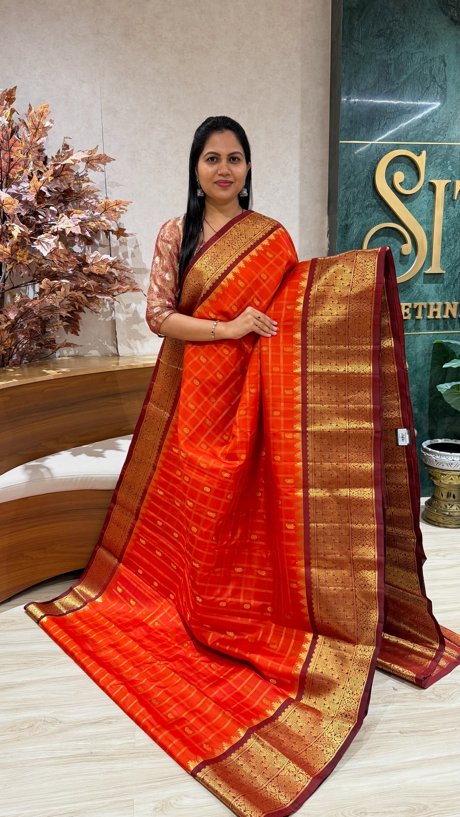 Handloom Gadwal pattu
