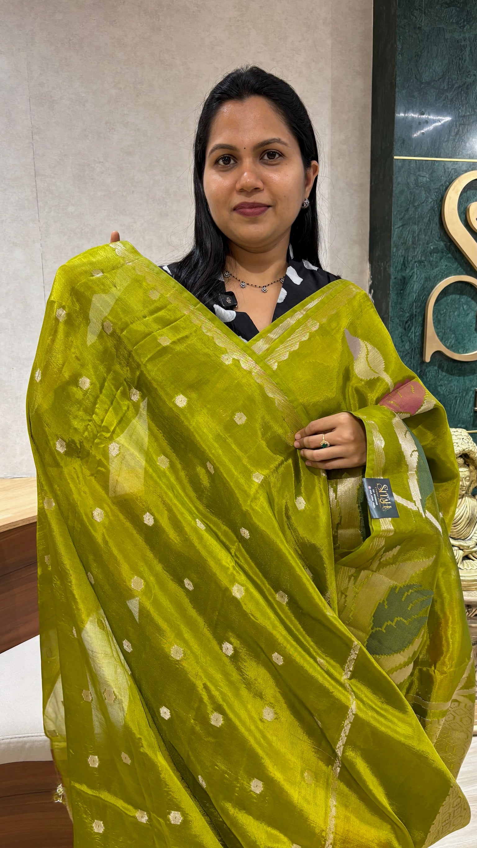 Paper silk swan design