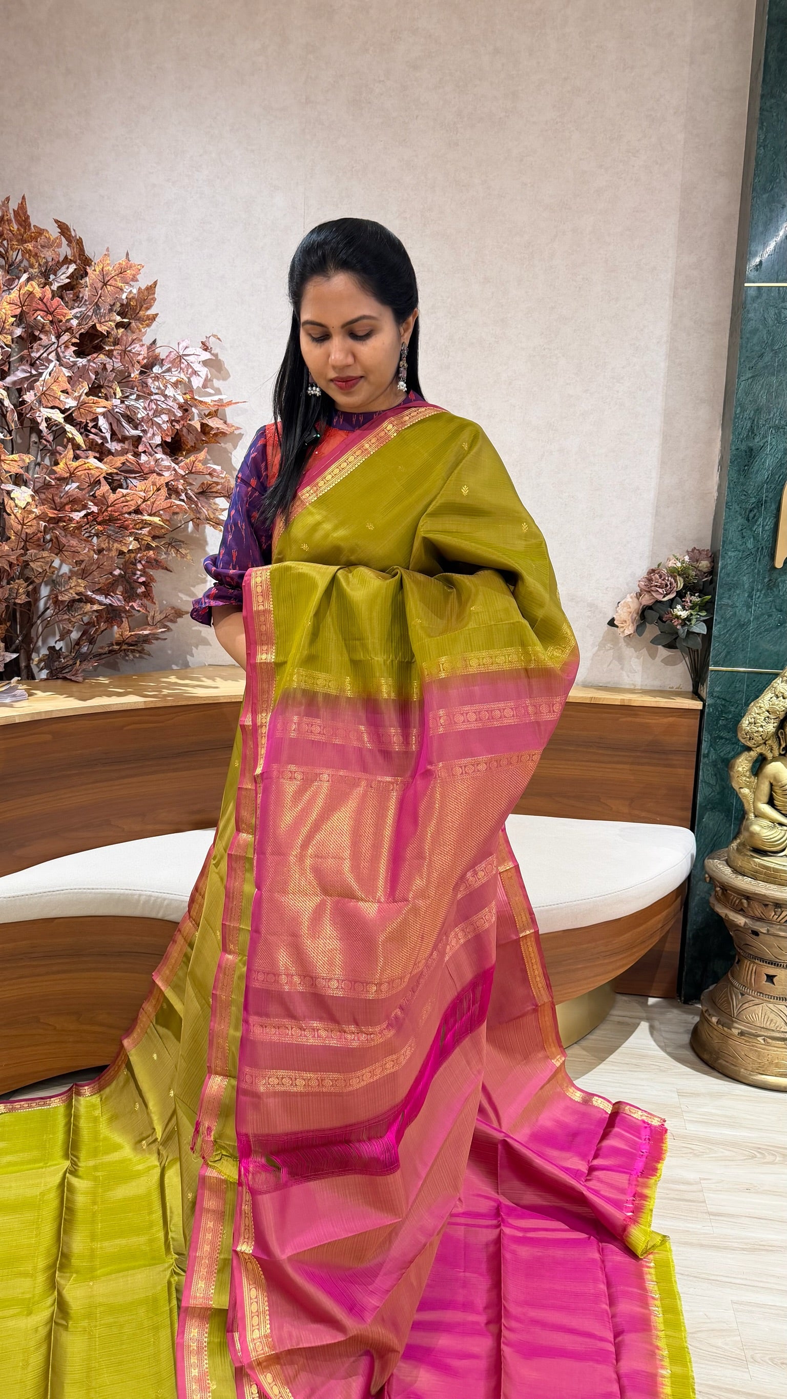 Small border kanchi pattu