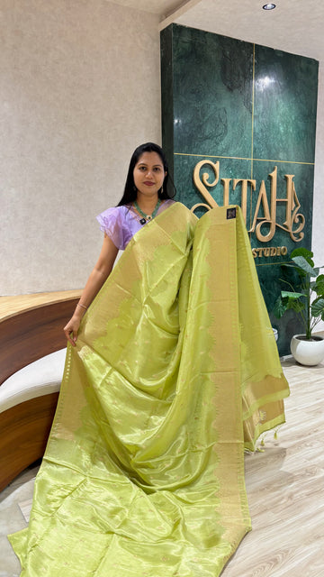 Tissue georgette saree