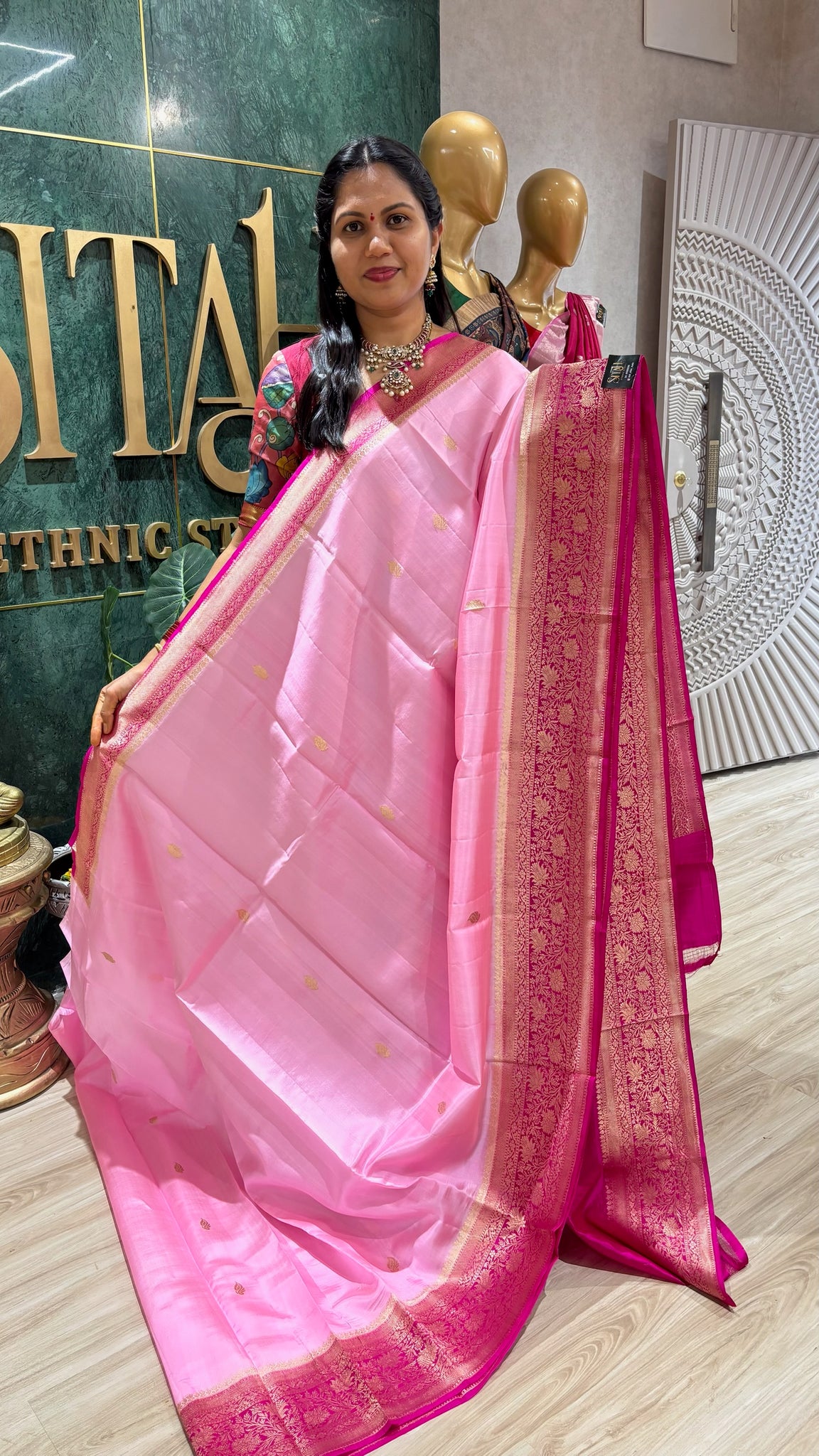 Pure handloom mango pattu